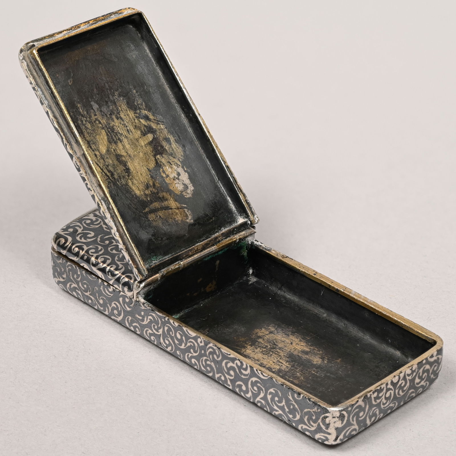 French or Russian Silver Niello Match Safe - 4