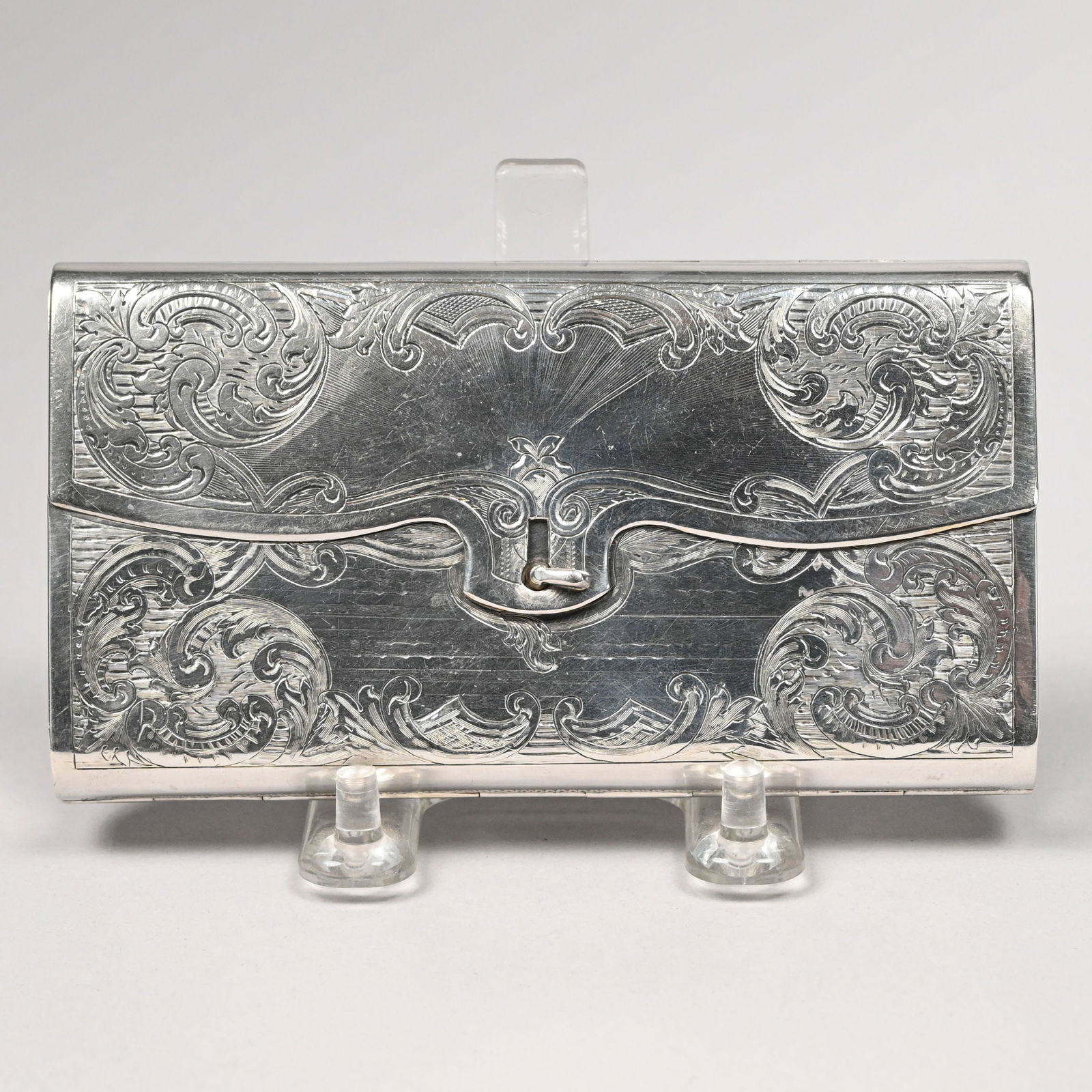 Russian Silver & Silver-Gilt Cheroot Case, Moscow - 2
