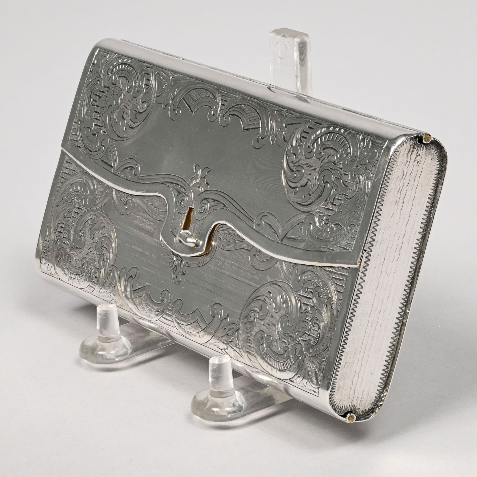 Russian Silver & Silver-Gilt Cheroot Case, Moscow - 3