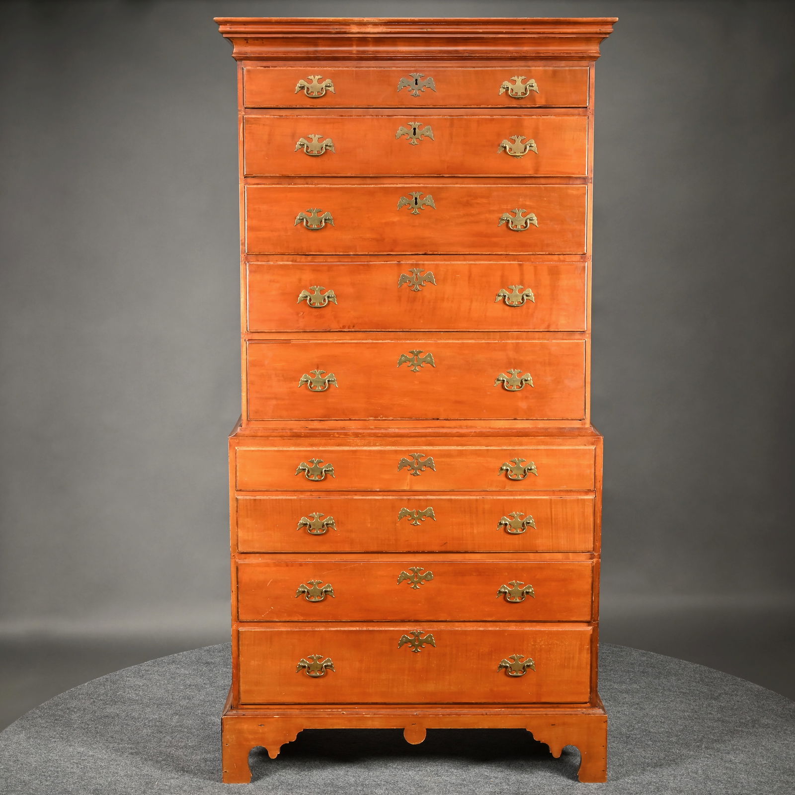 Chippendale Maple Chest-on-Chest, Campton, NH - 2