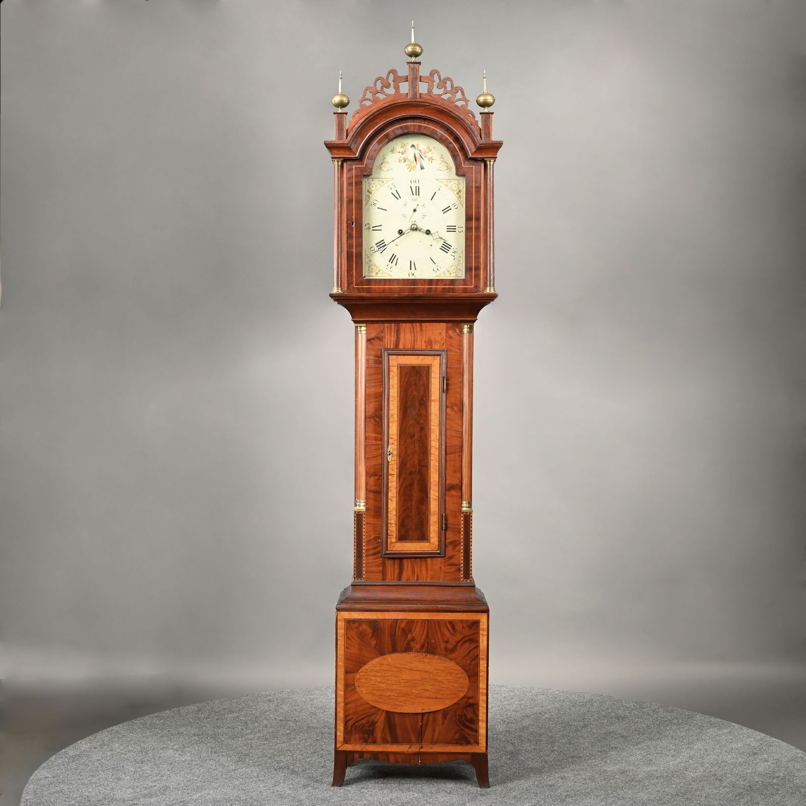 Maine Federal Tall Clock, Cumston & Buckminster (1 of 20)