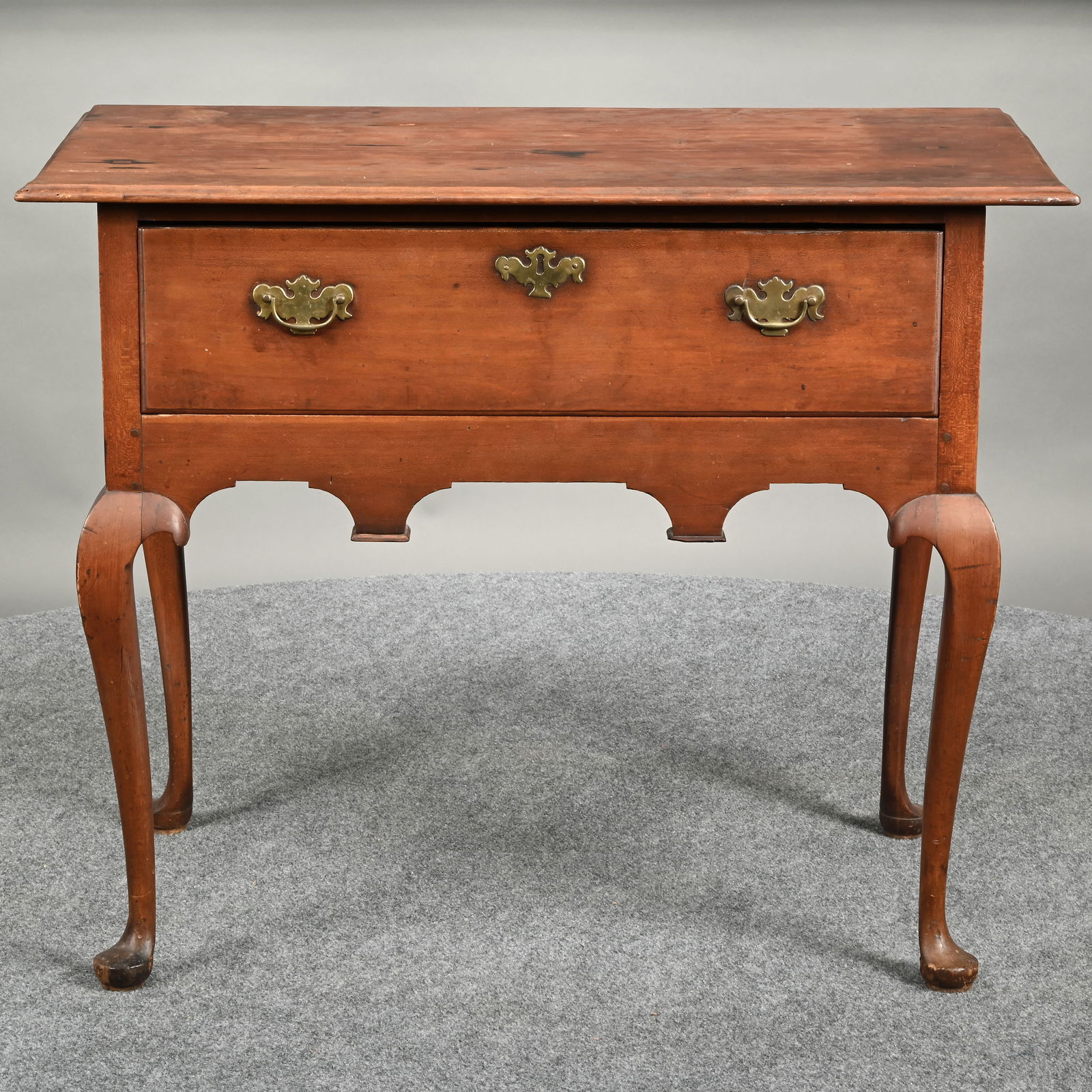 Connecticut Queen Anne Cherry Lowboy - 2