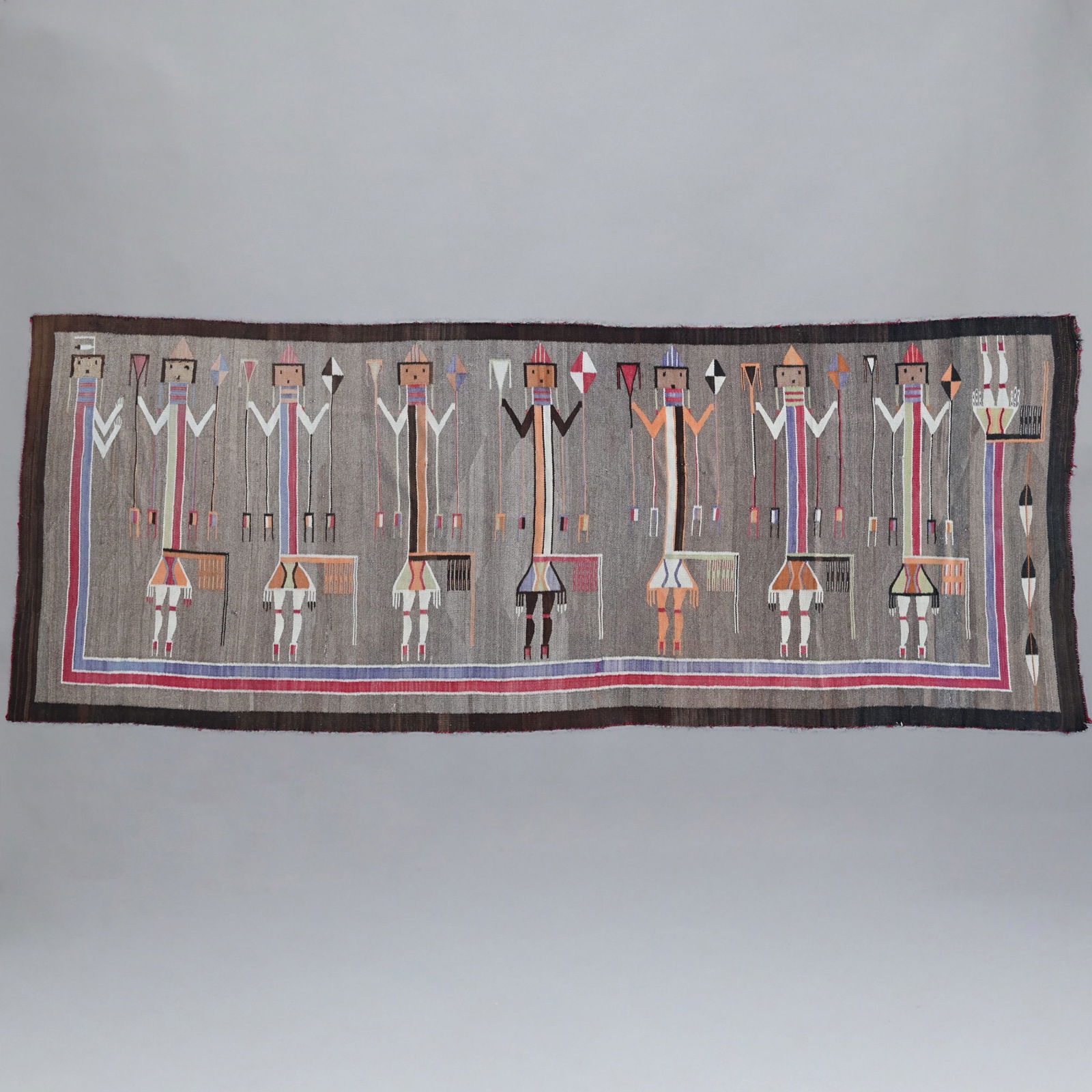Large Navajo Yei Wool Weaving (1 of 14)