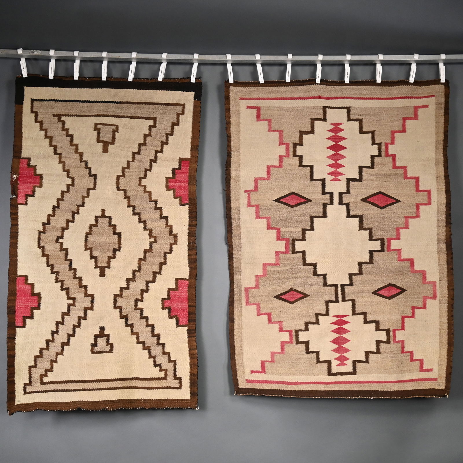 Two Navajo Woven Wool Rugs (1 of 6)