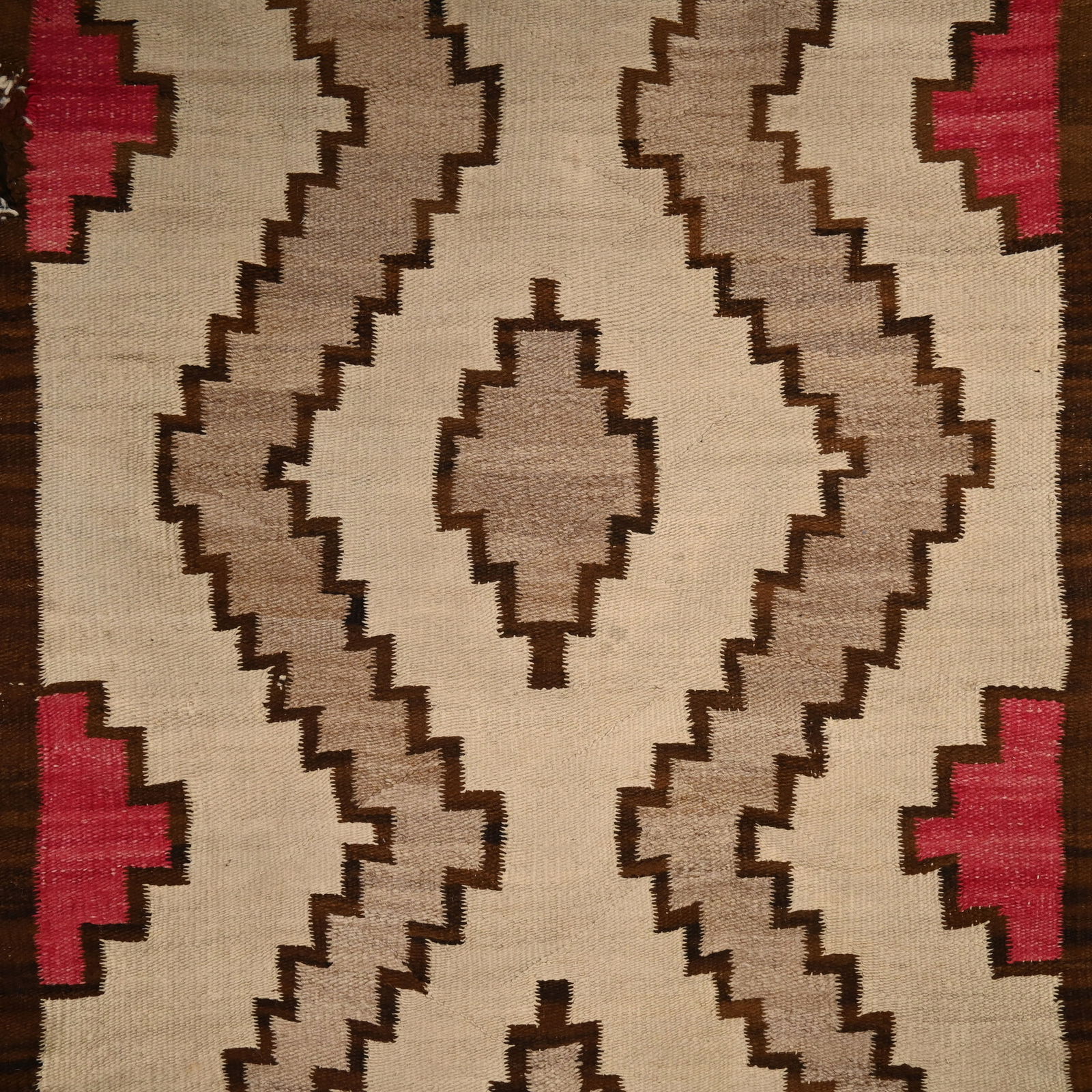 Two Navajo Woven Wool Rugs - 3