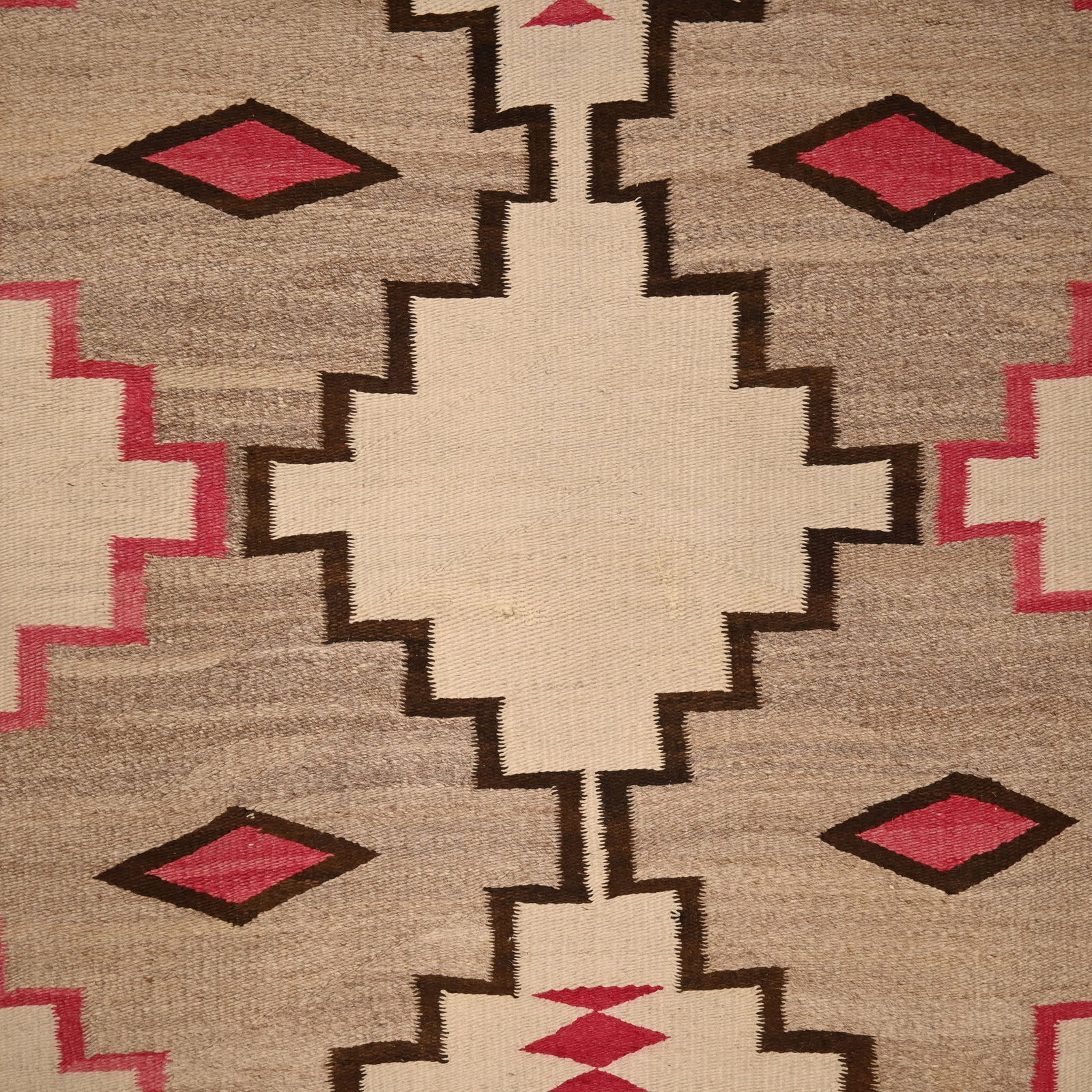 Two Navajo Woven Wool Rugs - 5