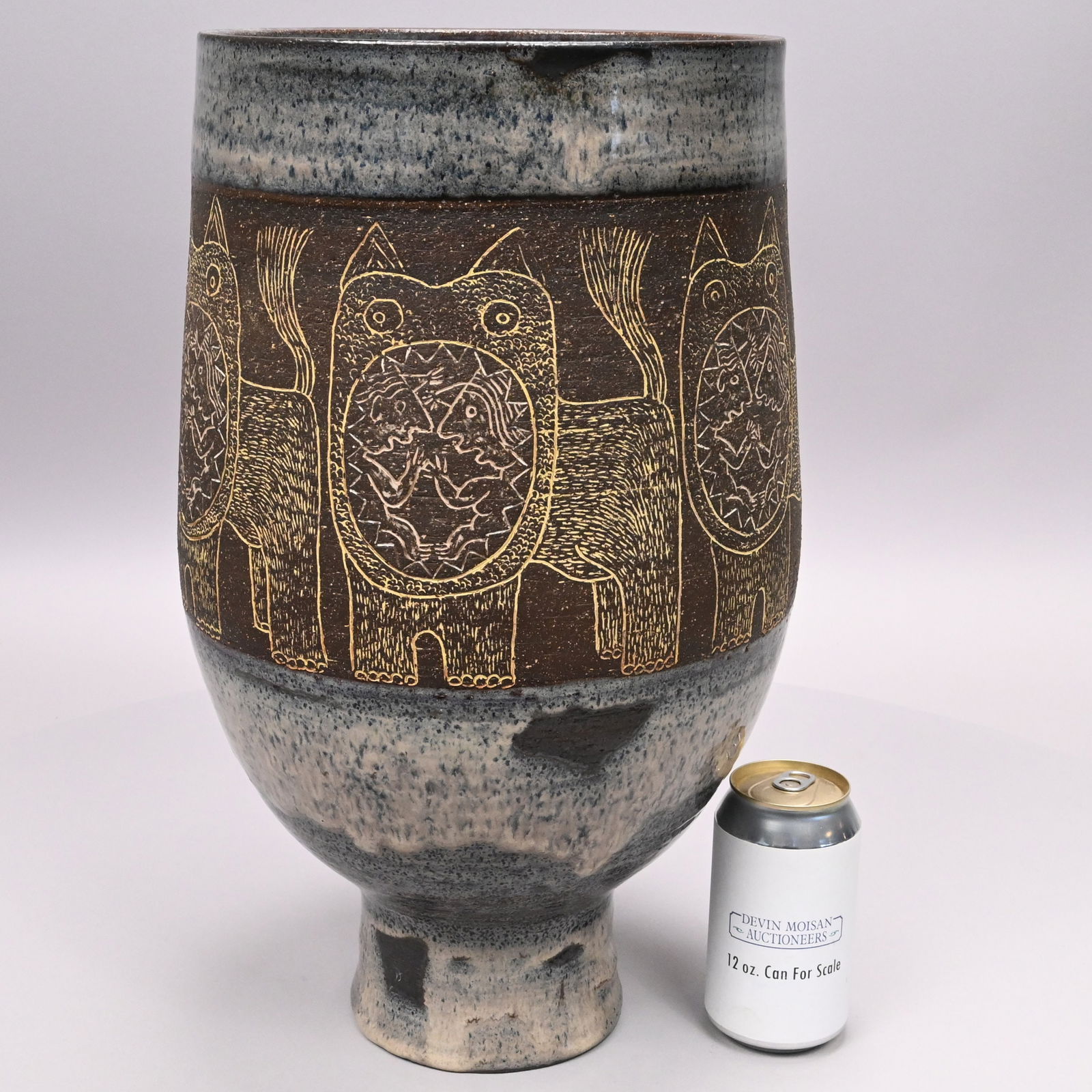 Edwin O. and Mary G. Scheier - Stoneware Vase - 2