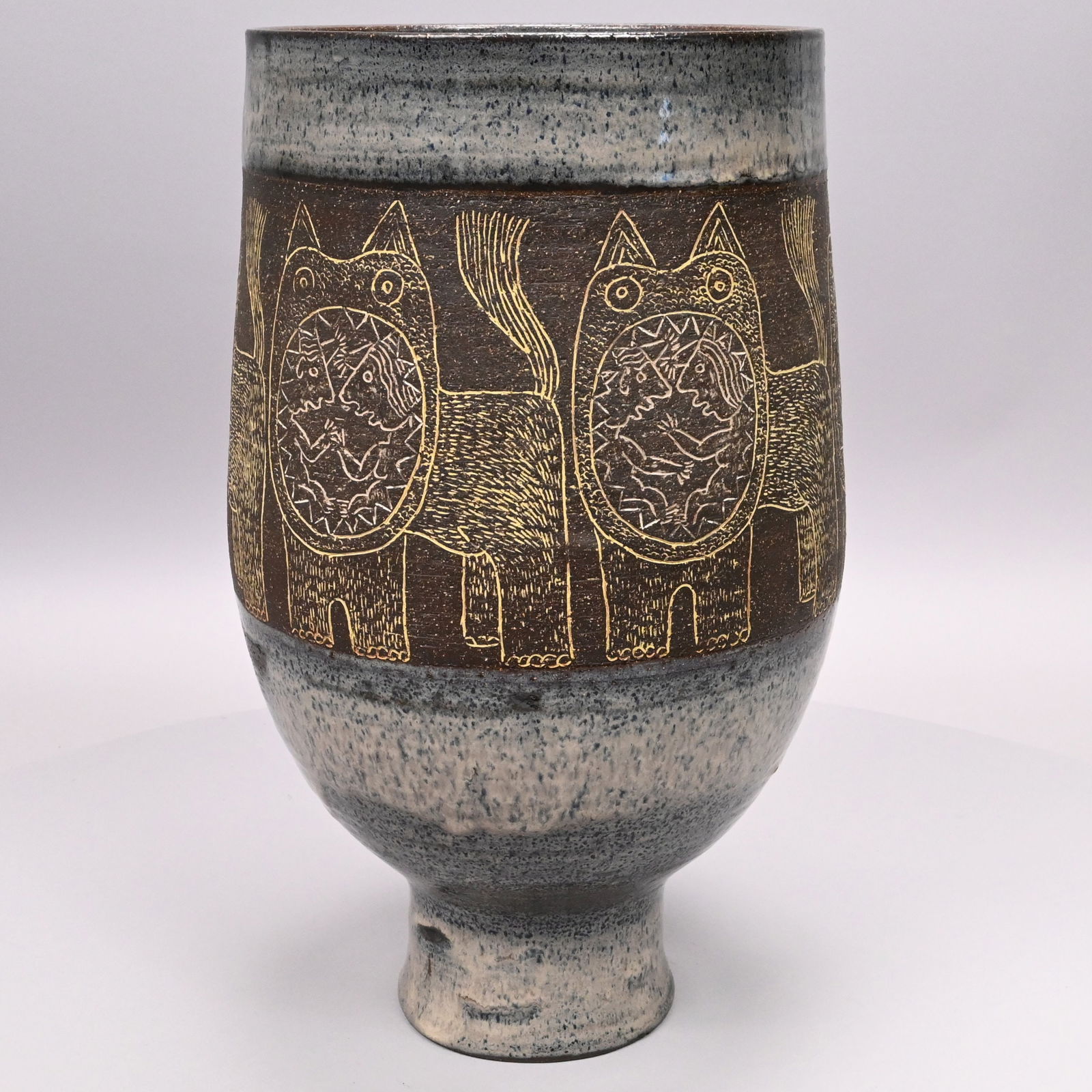 Edwin O. and Mary G. Scheier - Stoneware Vase - 3