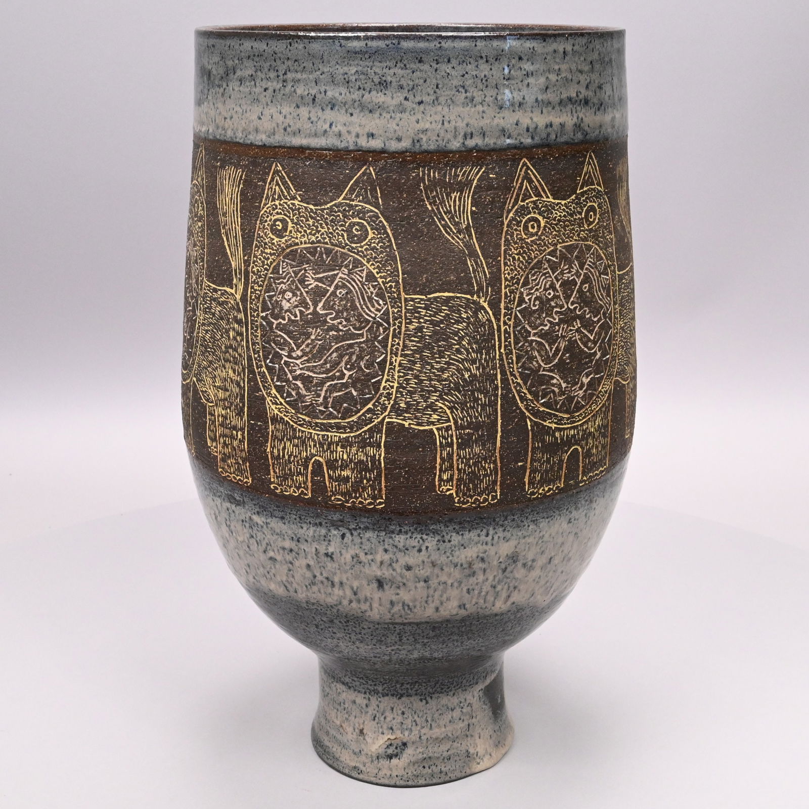 Edwin O. and Mary G. Scheier - Stoneware Vase - 5