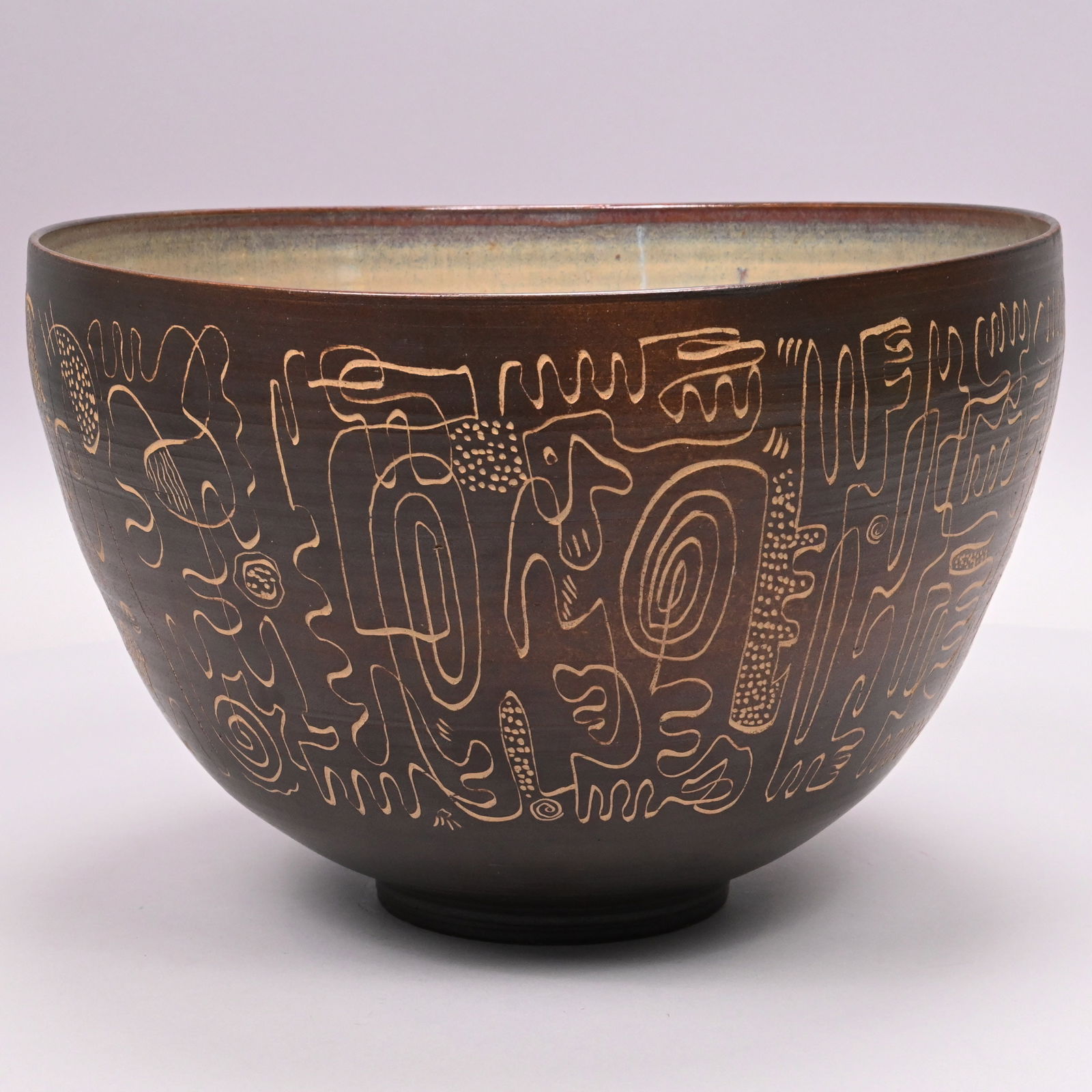 Edwin O. and Mary G. Scheier - Stoneware Bowl,1954 (1 of 9)