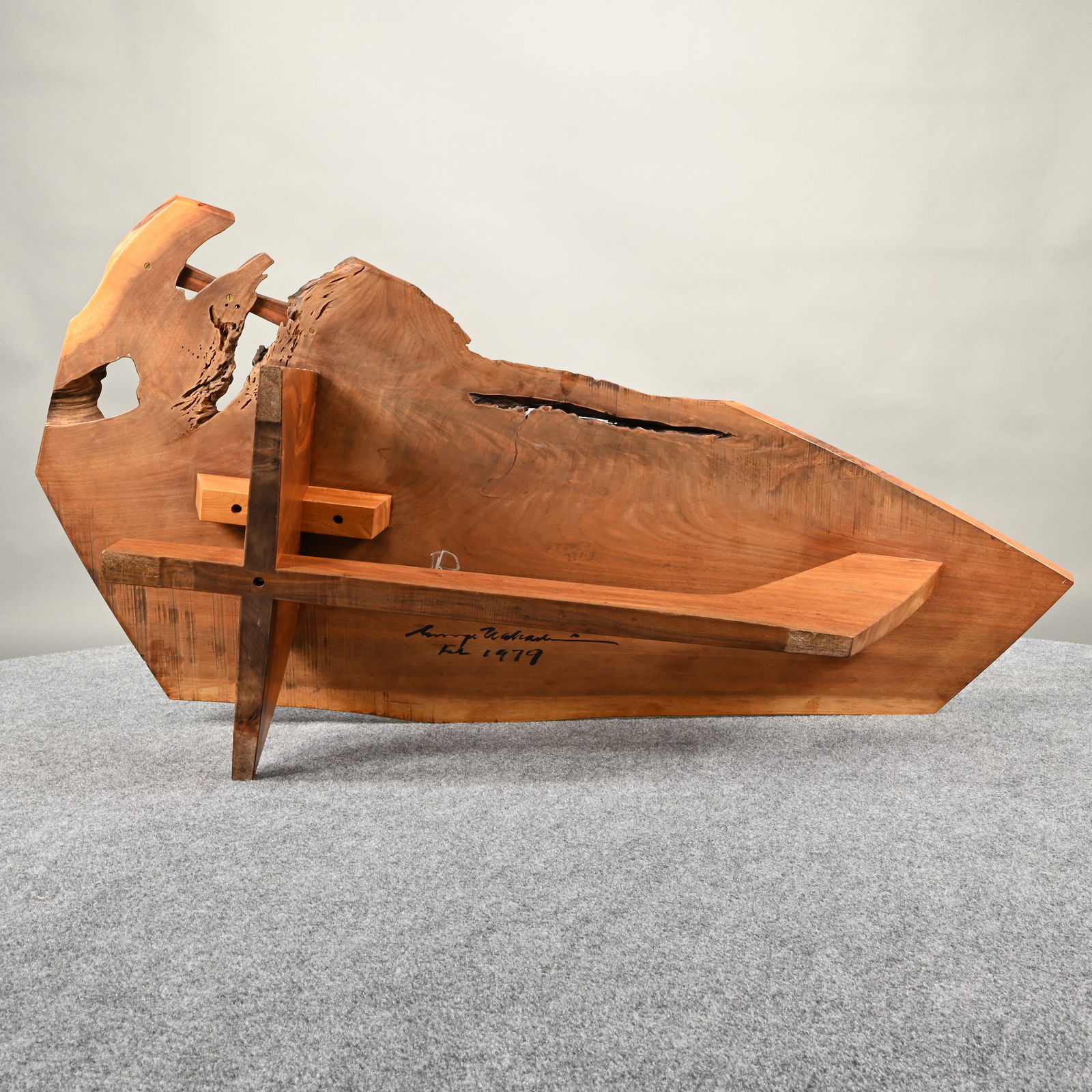 Rare George Nakashima Sled-base Coffee Table - 12