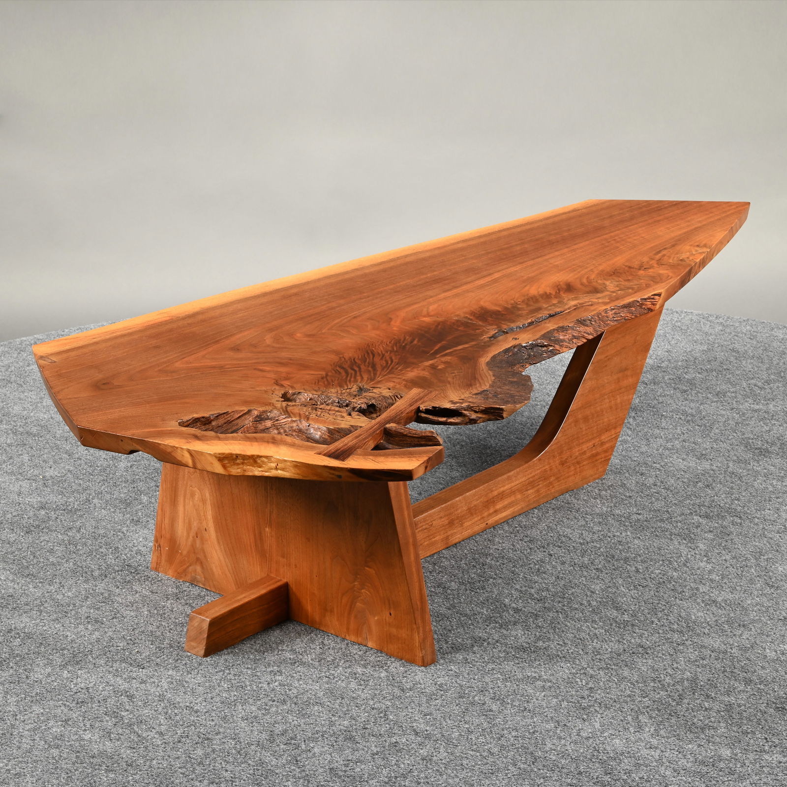 Rare George Nakashima Sled-base Coffee Table (1 of 14)