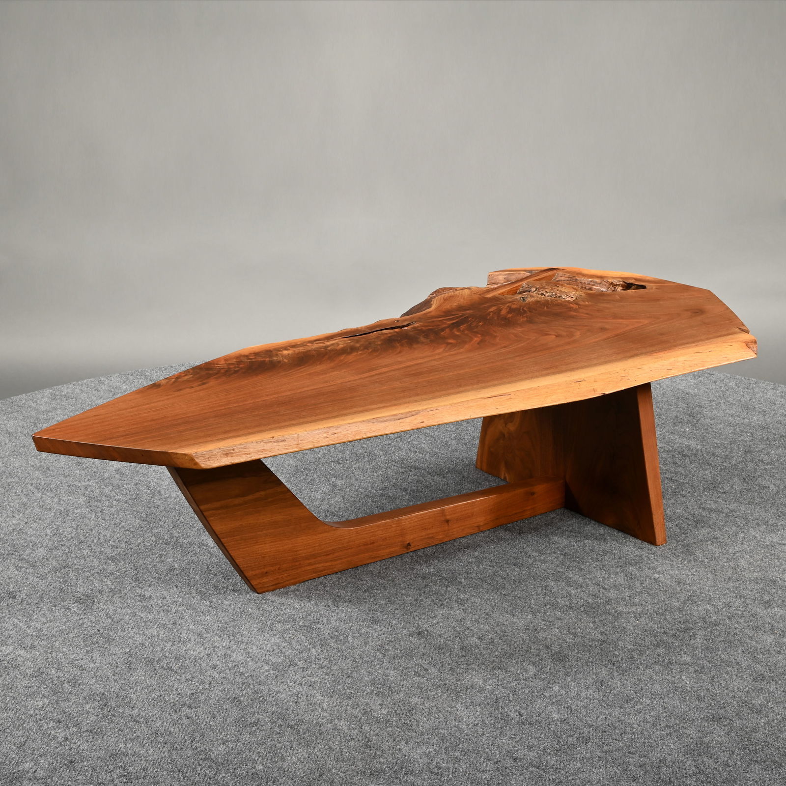 Rare George Nakashima Sled-base Coffee Table - 2