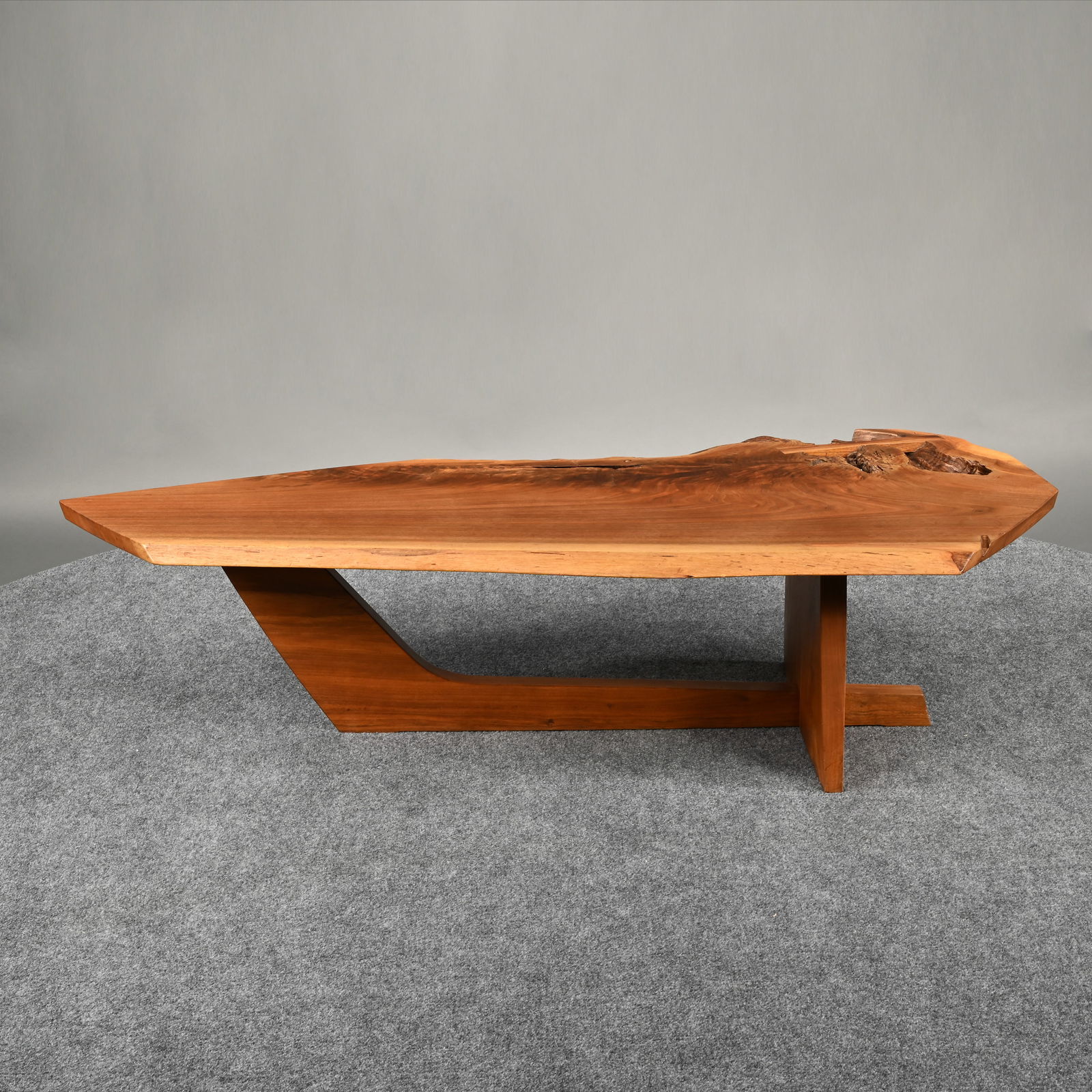 Rare George Nakashima Sled-base Coffee Table - 3