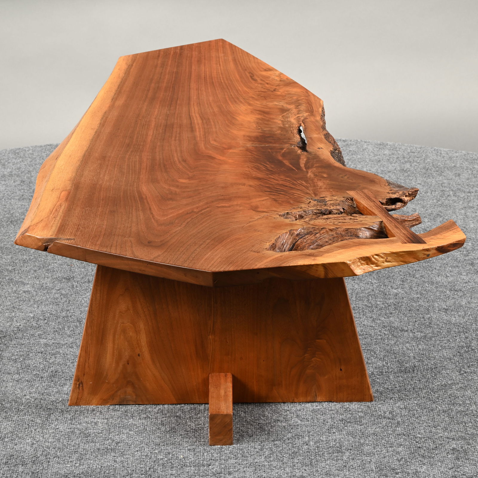 Rare George Nakashima Sled-base Coffee Table - 5
