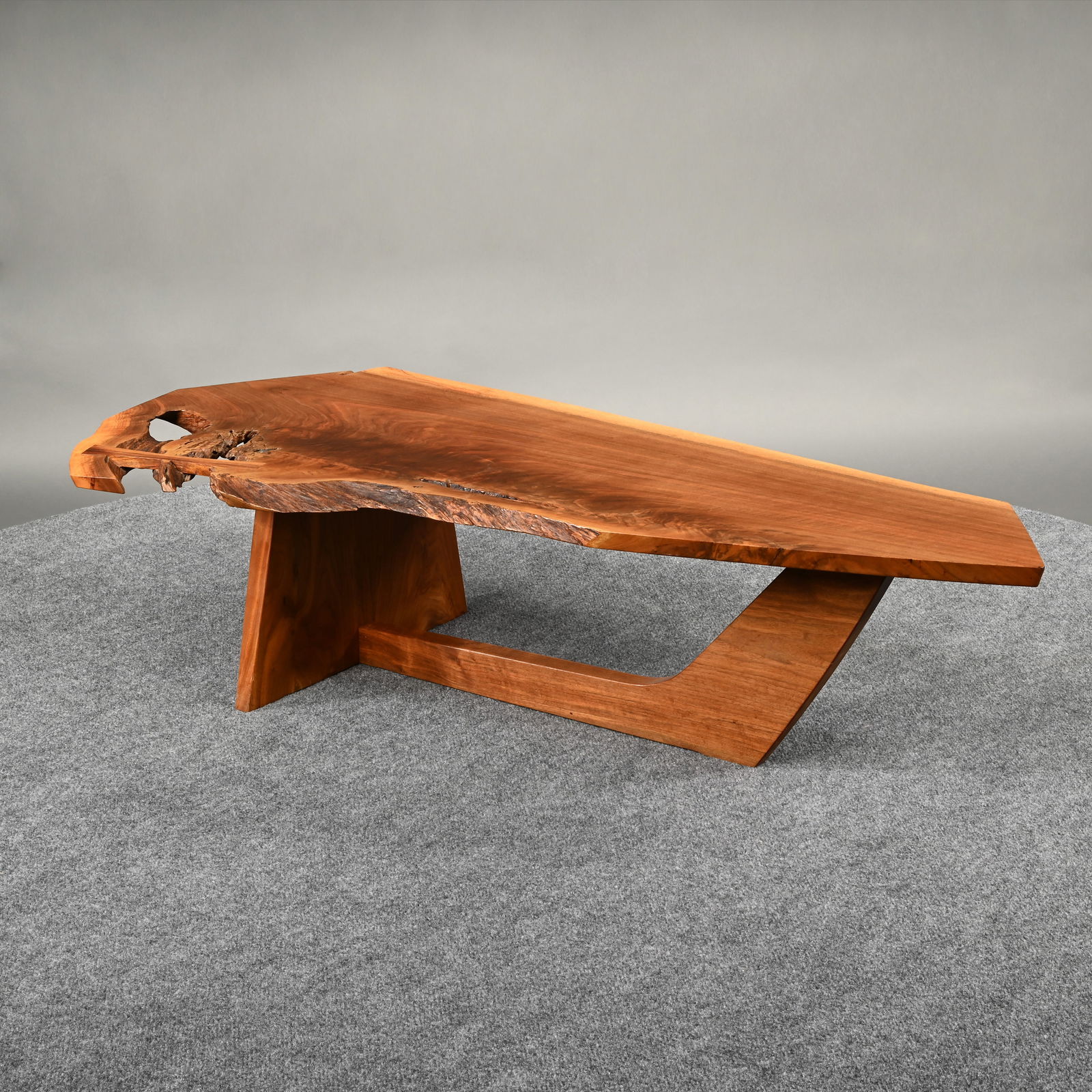 Rare George Nakashima Sled-base Coffee Table - 7