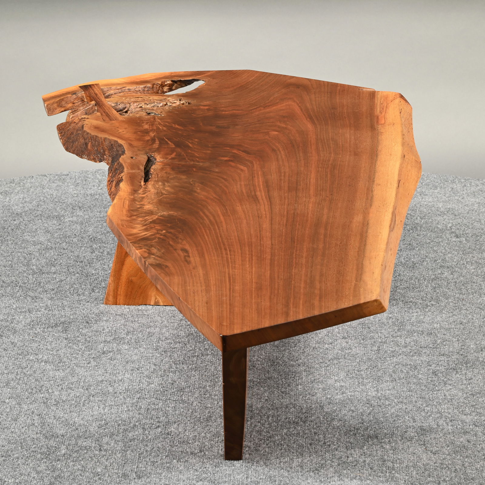 Rare George Nakashima Sled-base Coffee Table - 8