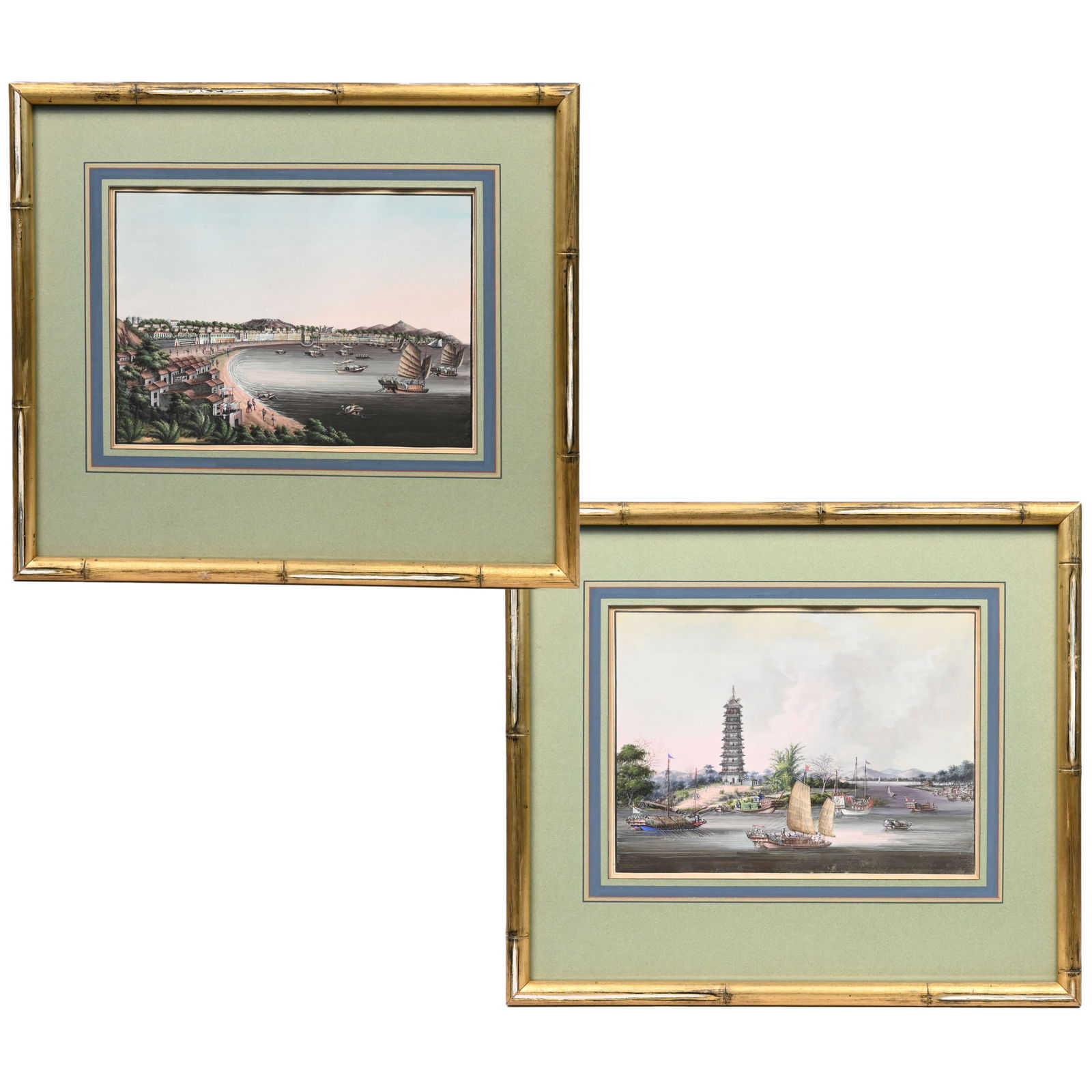 Pair of Nineteenth Century China Trade Views (1 of 7)