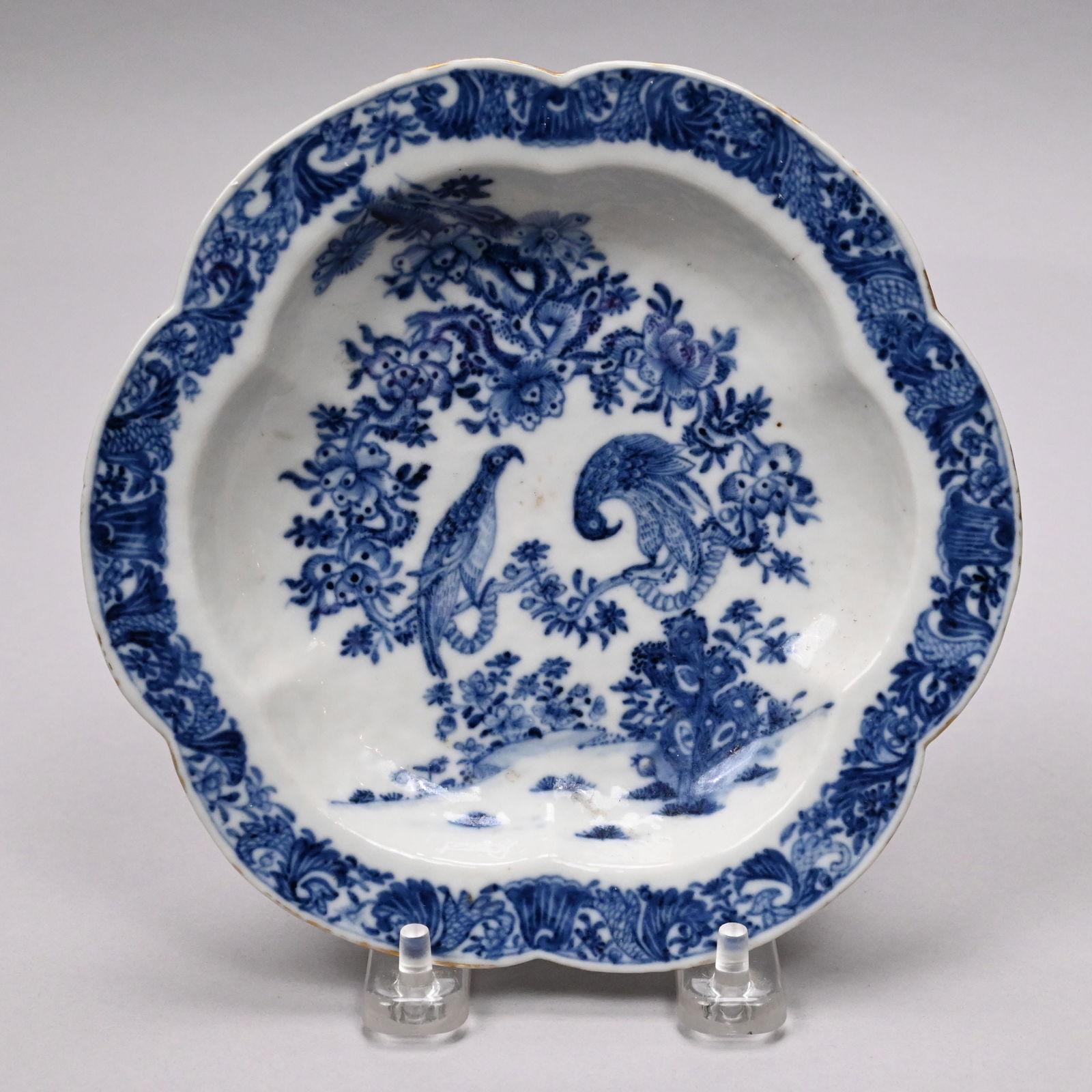 Chinese Export Porcelain Blue White Dish, Qianlong (1 of 2)