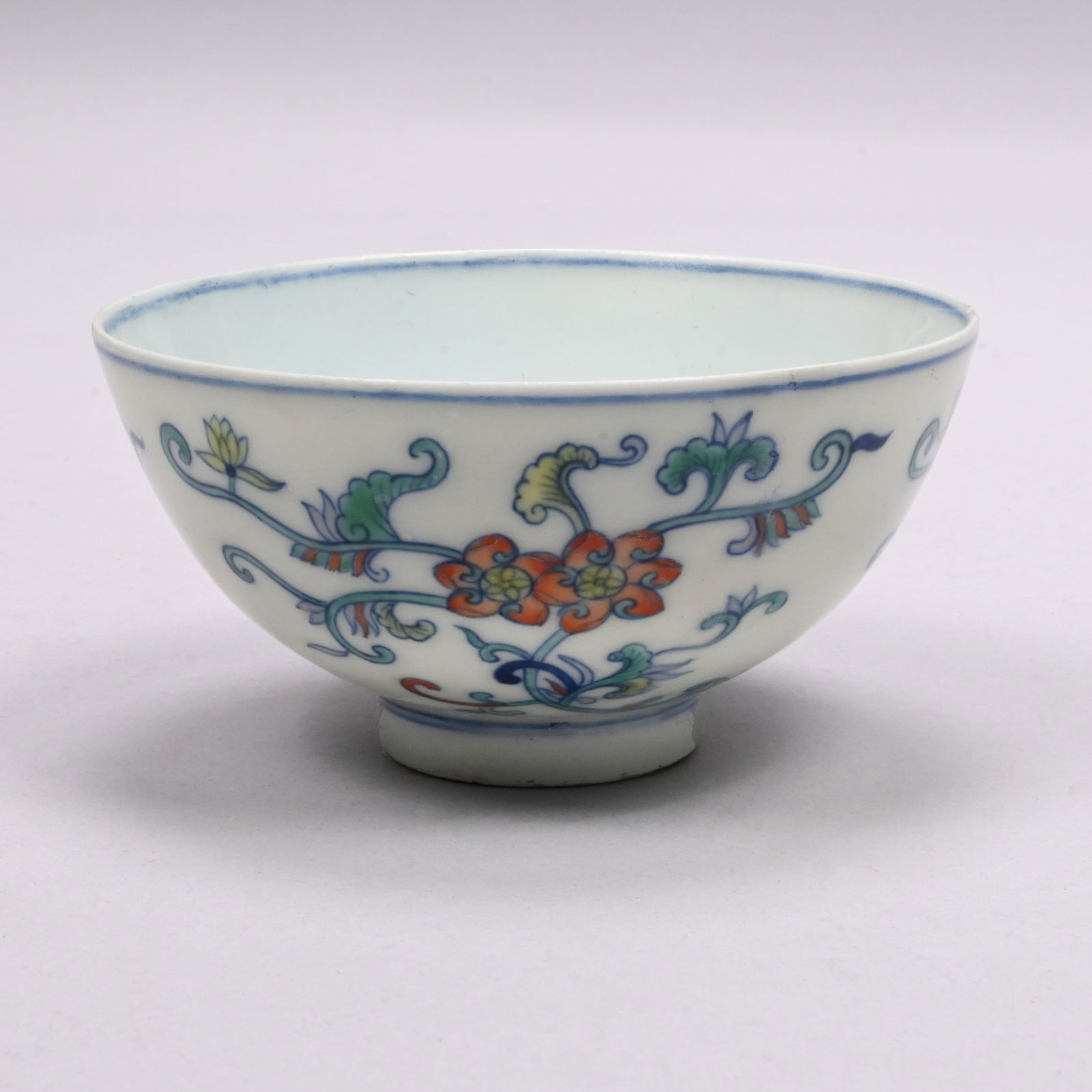 Chinese Porcelain Doucai Bowl, Qianlong (1 of 5)