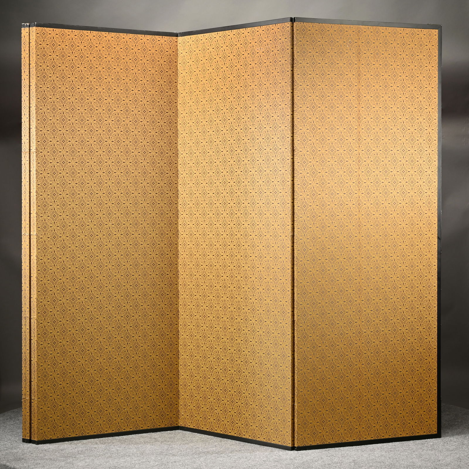 Japanese Gold Leaf Six-Panel Screen - 17