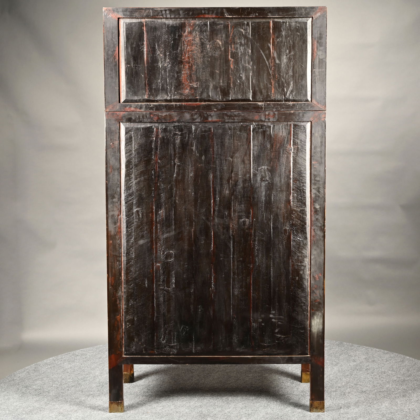 Chinese Hardwood Compound Cabinet - 5