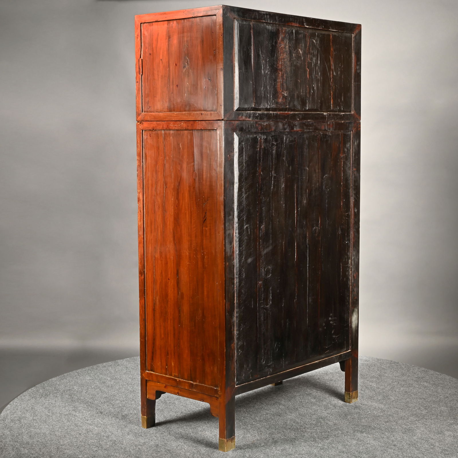 Chinese Hardwood Compound Cabinet - 6