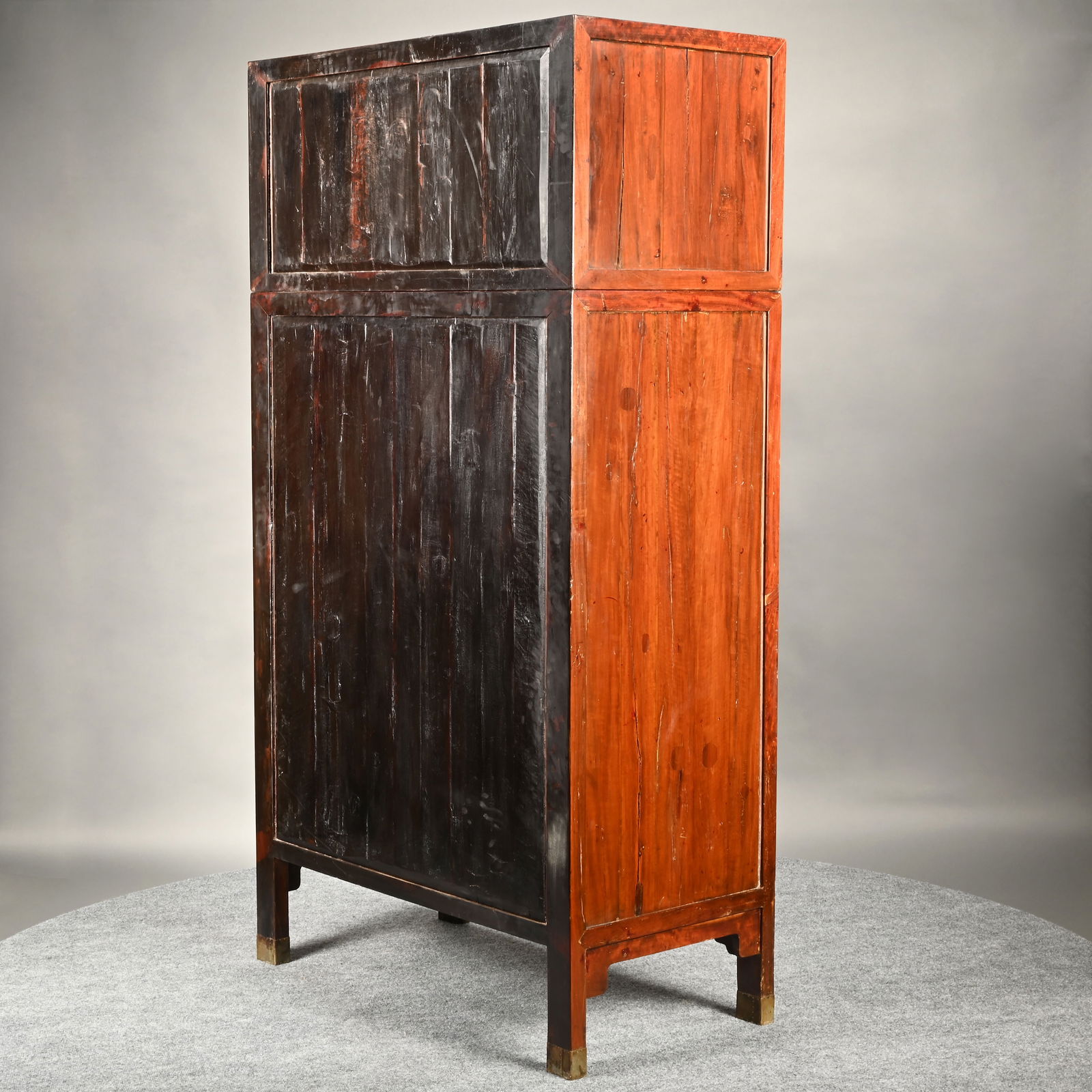 Chinese Hardwood Compound Cabinet - 7