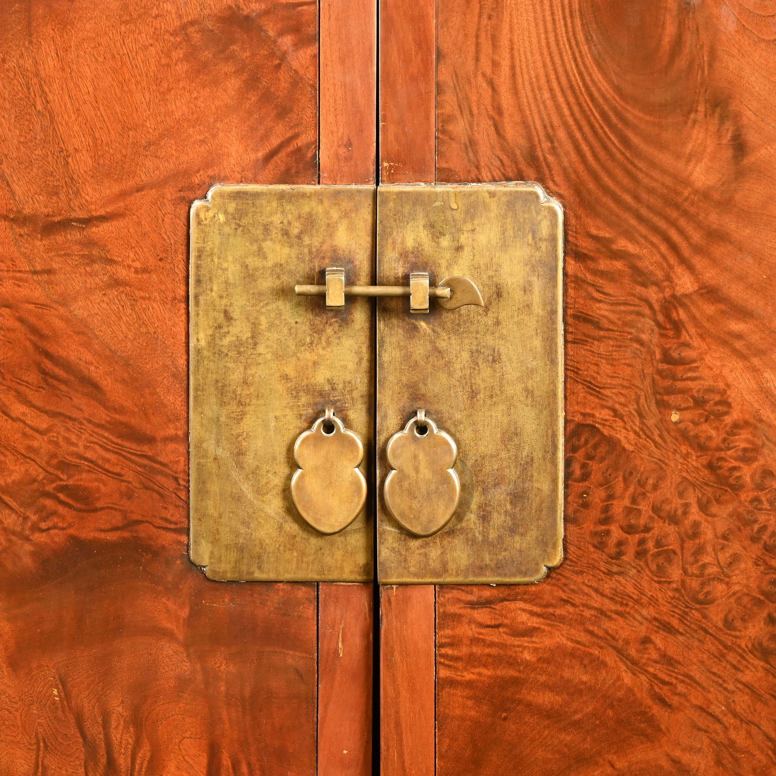 Chinese Hardwood Compound Cabinet - 9