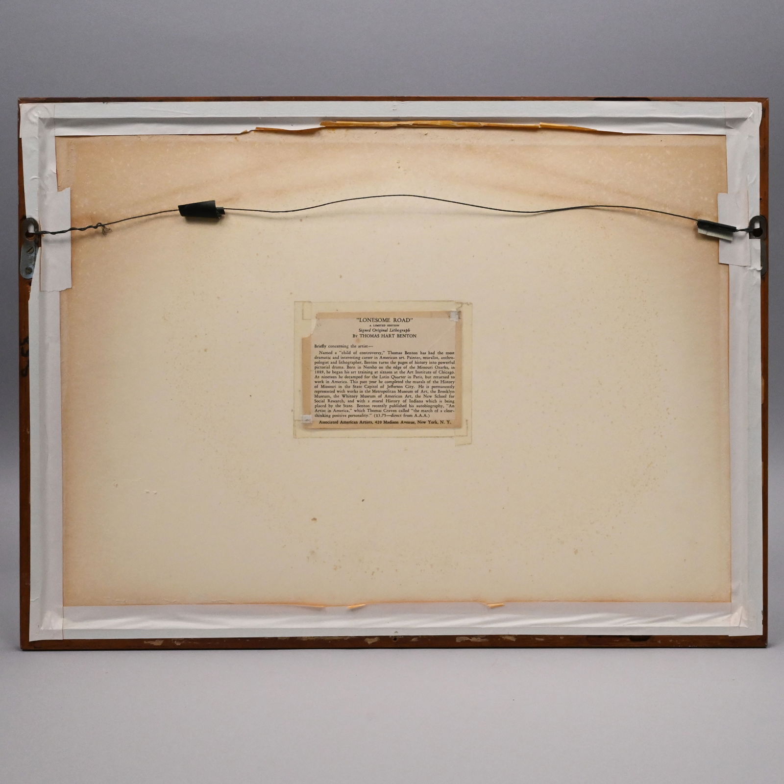 Thomas Hart Benton - Lonesome Road - 5