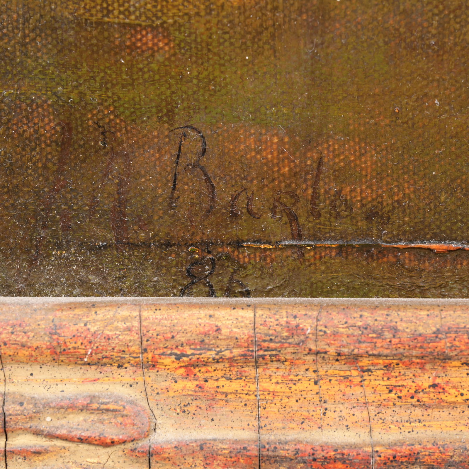 John Noble Barlow- River Landscape with Birch Tree - 2