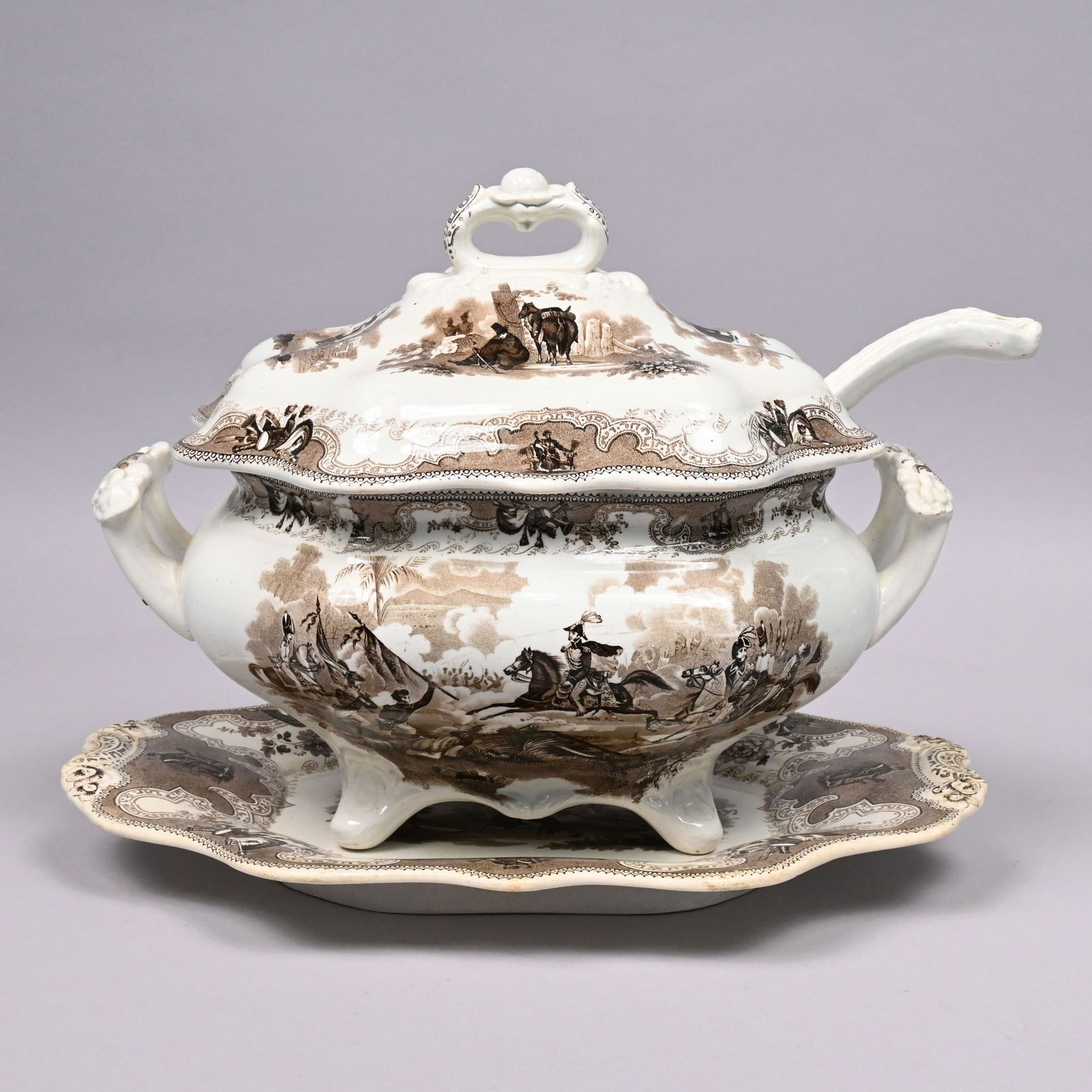 'Texian Campaigne' Series, Tureen, Stand, Ladle (1 of 16)