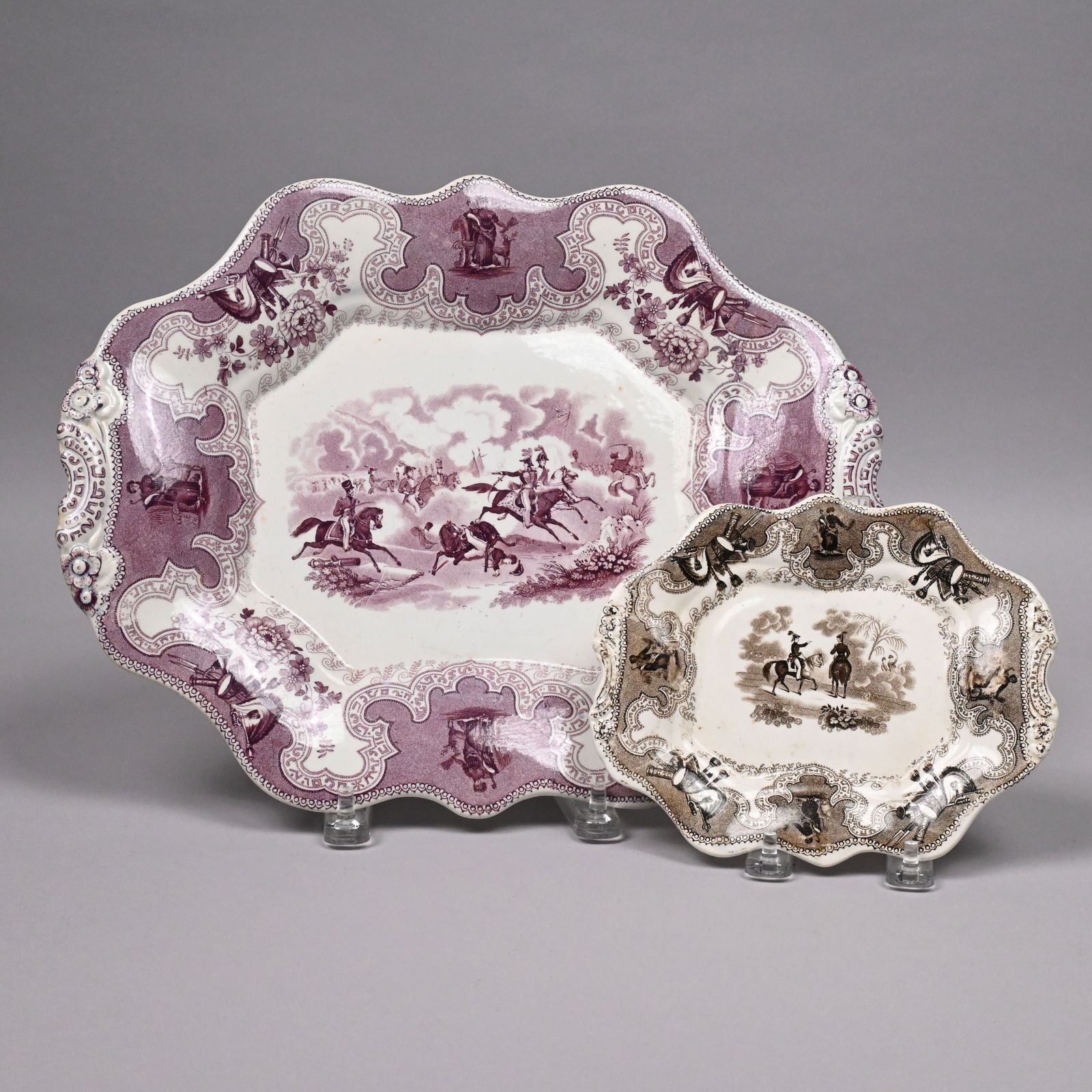 'Texian Campaigne' Series,Two Tureen Stands/Liners (1 of 7)