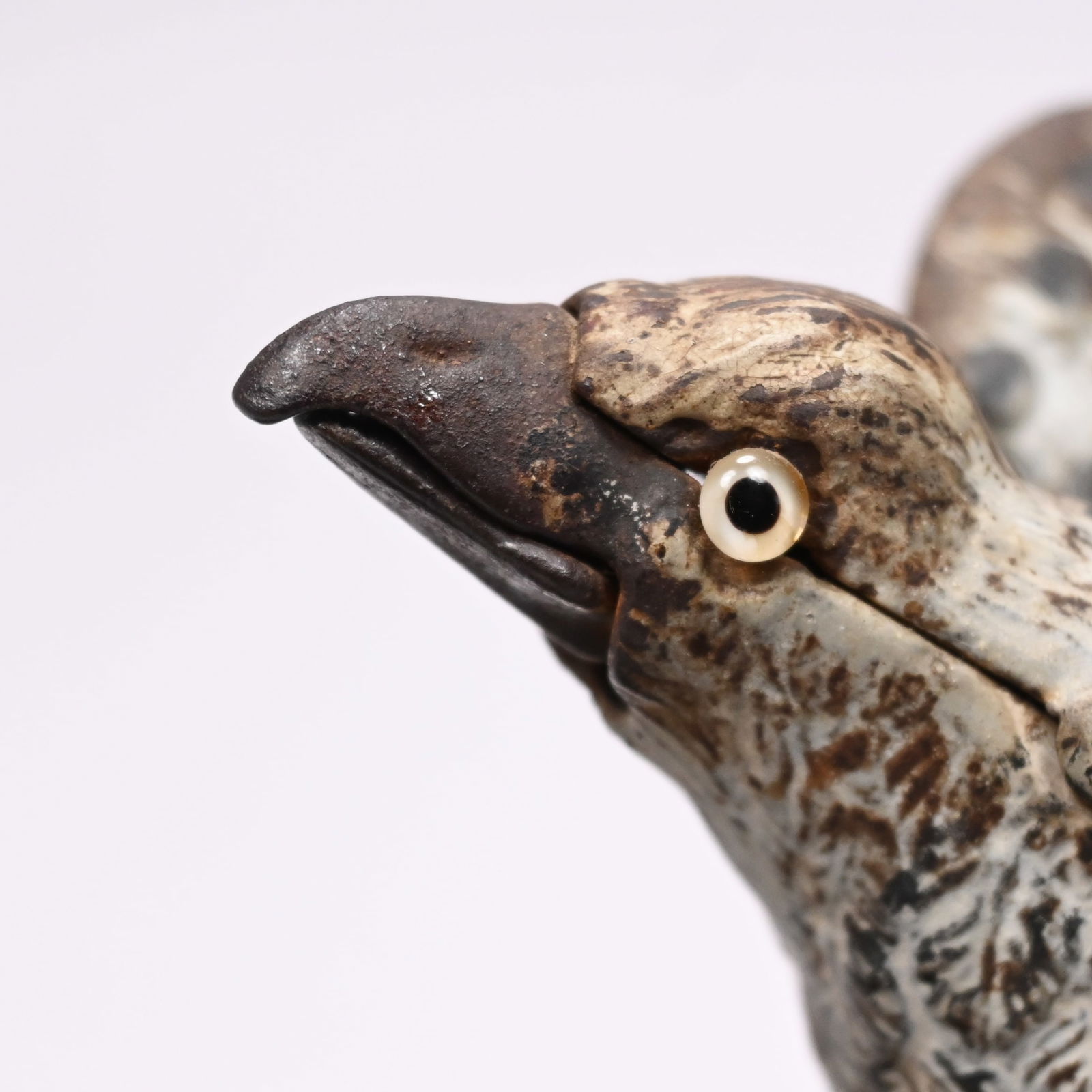 American Cast-Iron Eagle & Eaglets Mechanical Bank - 9