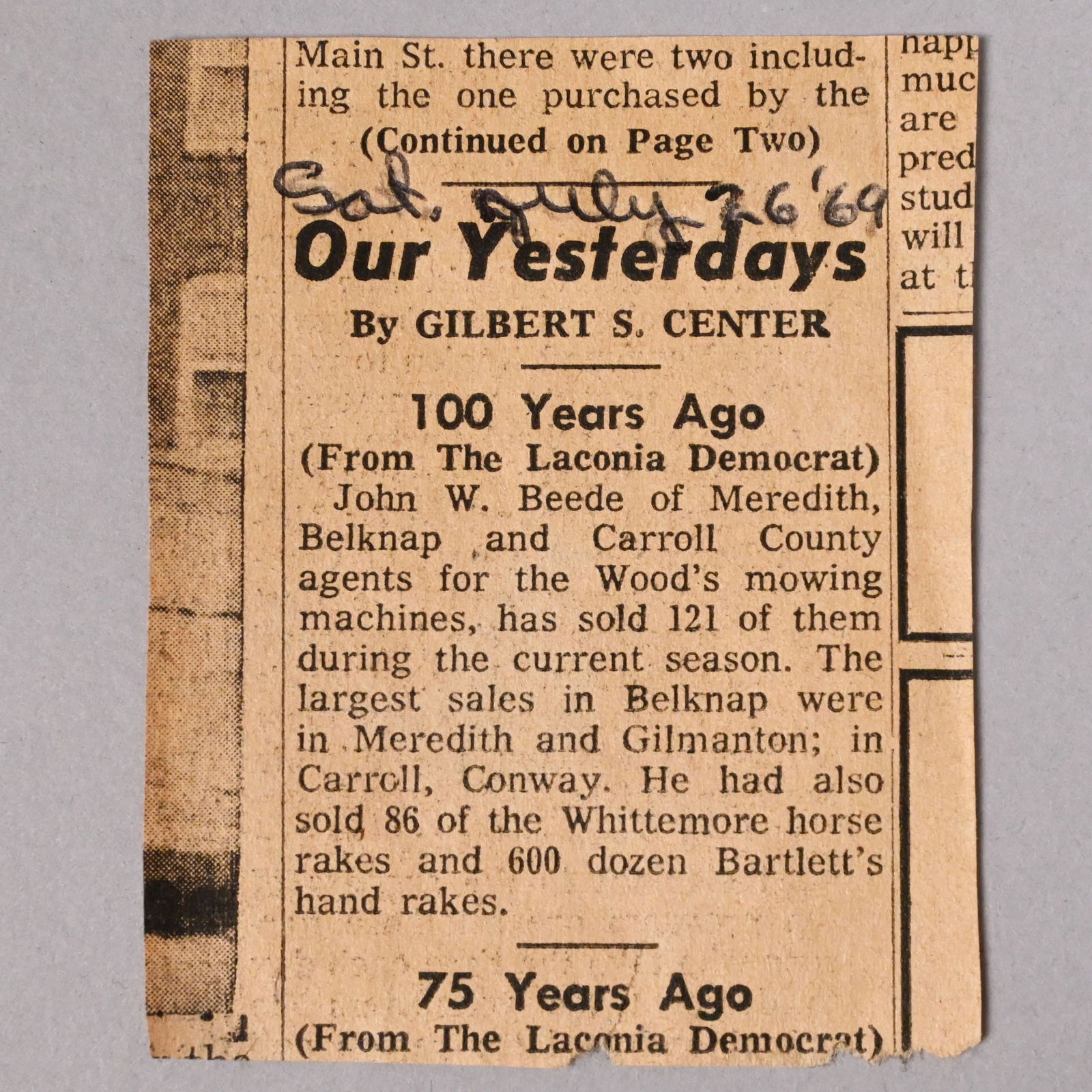 Salesman's Sample Mowing Machine, Walter A. Woods - 19