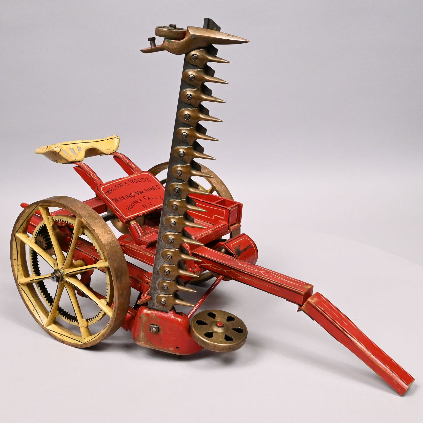 Salesman's Sample Mowing Machine, Walter A. Woods - 6