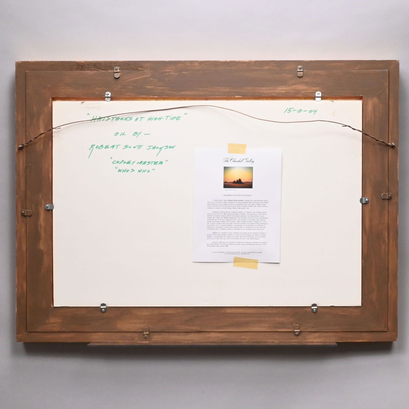 Robert Scott Jackson - Haystacks at High Tide - 3