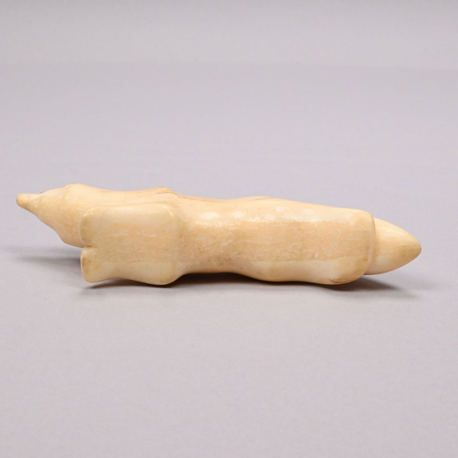 Six Inuit Carved Walrus and Whalebone Objects - 12