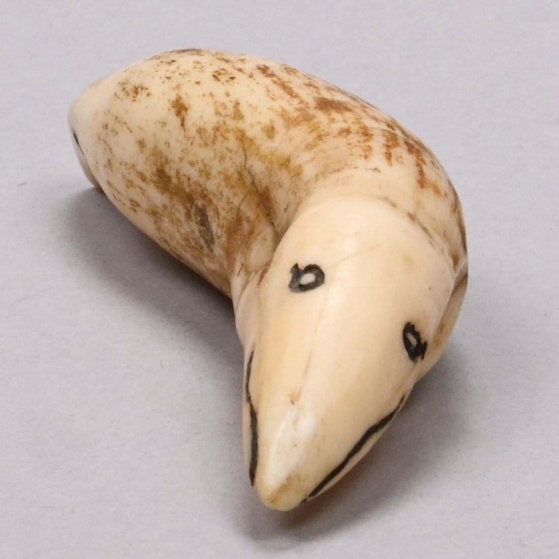 Six Inuit Carved Walrus and Whalebone Objects - 14