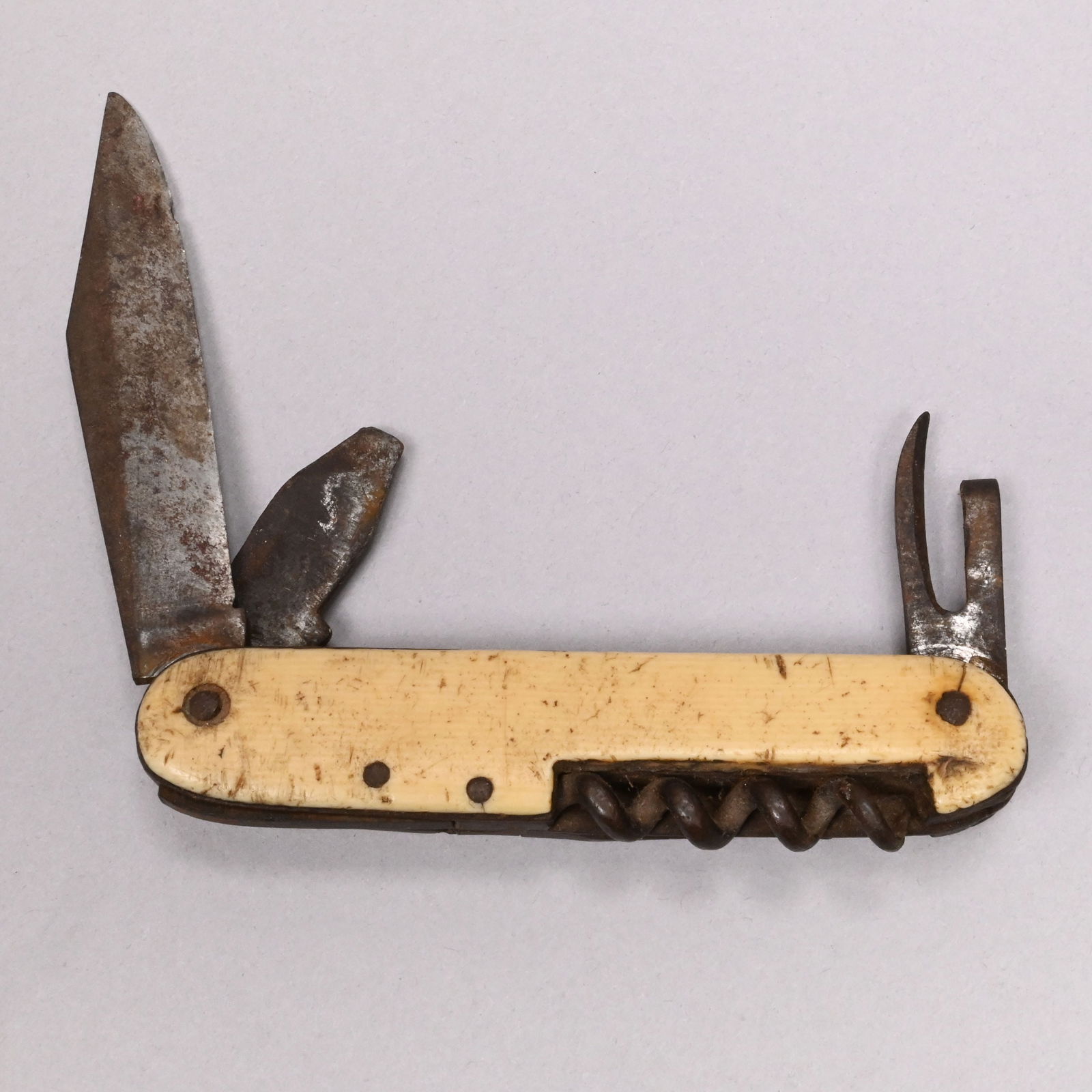 Six Inuit Carved Walrus and Whalebone Objects - 20