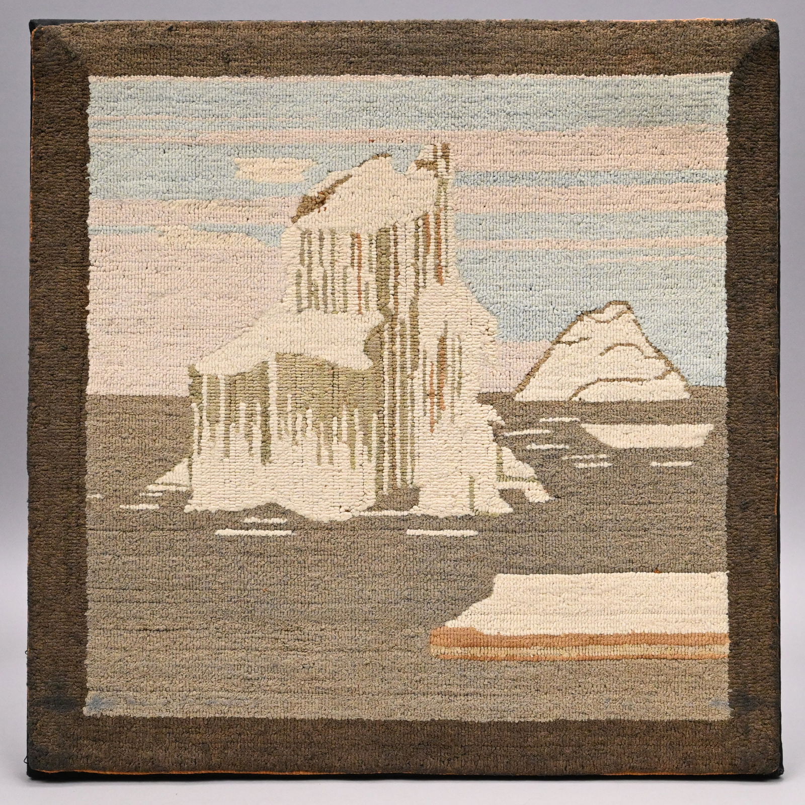 Pictorial Hooked Mat and a Table Mat, Grenfell - 2