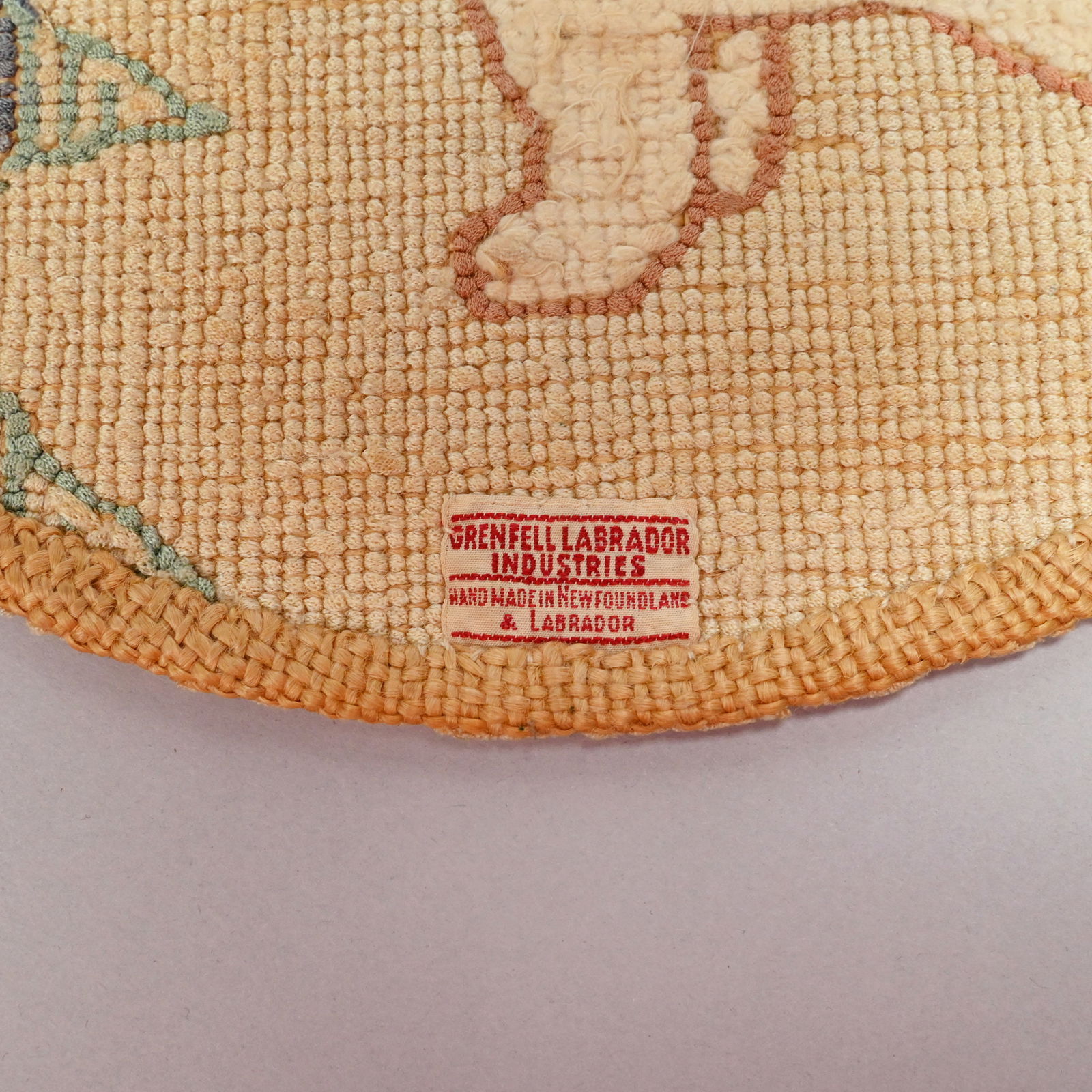 Pictorial Hooked Mat and a Table Mat, Grenfell - 6