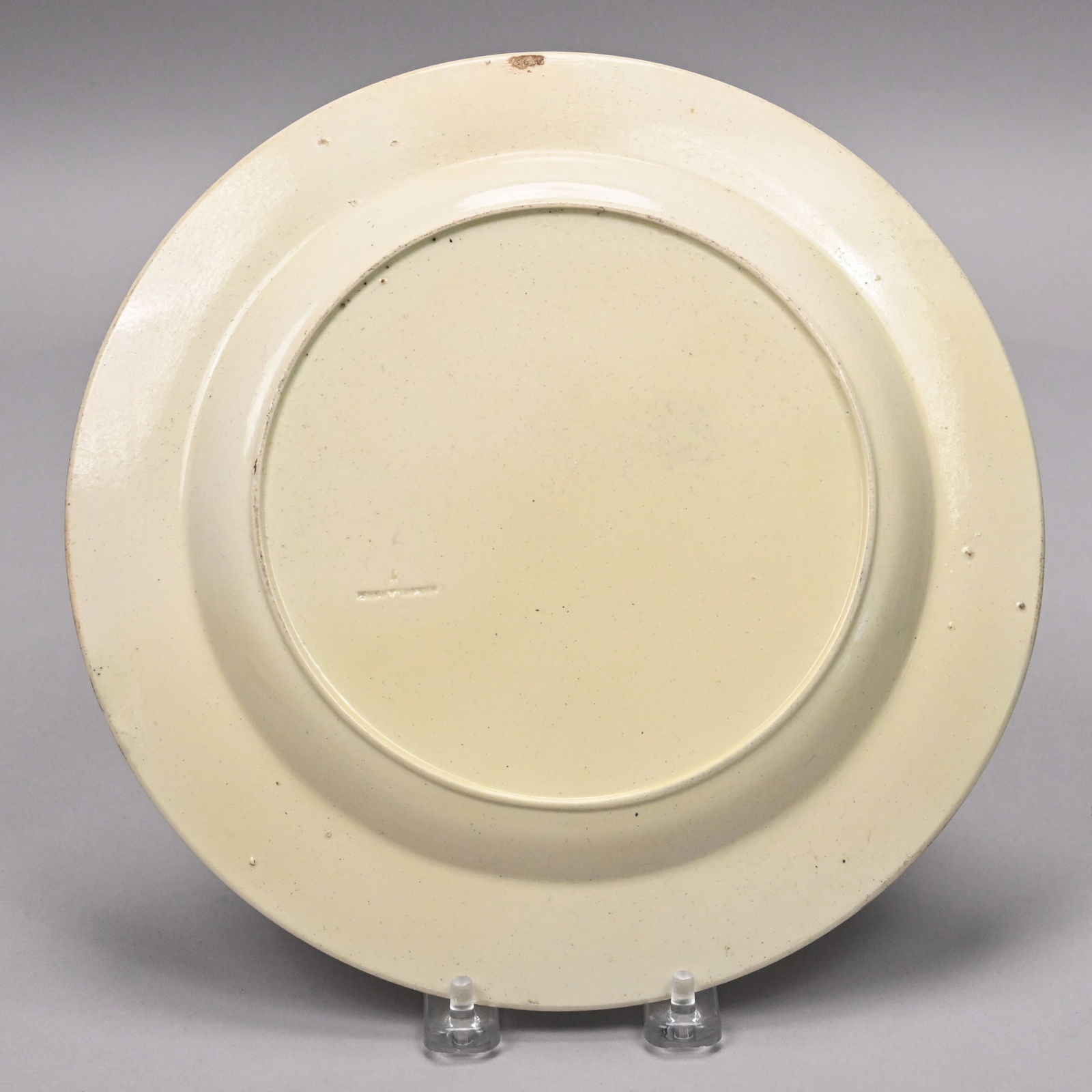 Four English Creamware Transfer-Printed Plates - 3