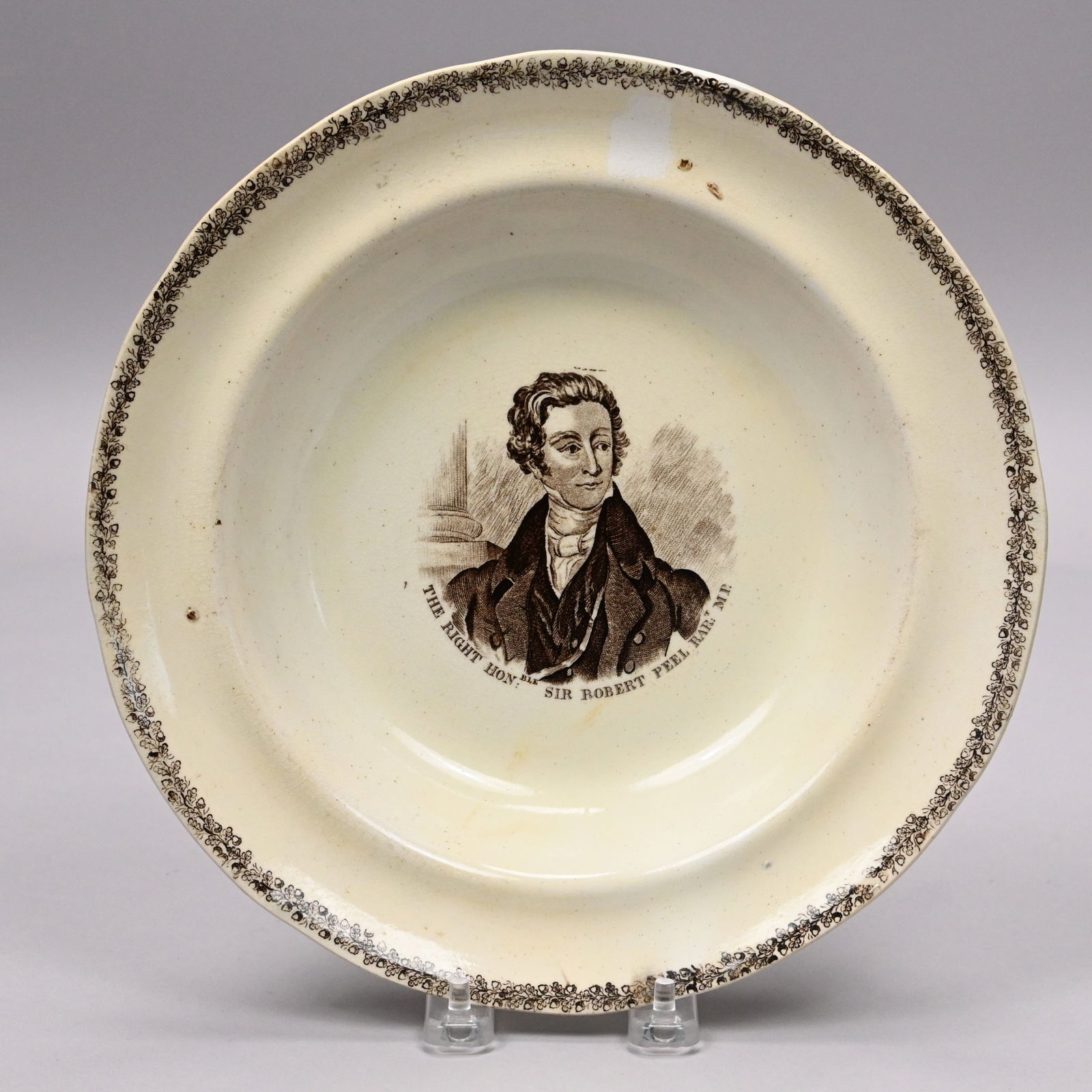 Four English Creamware Transfer-Printed Plates - 7