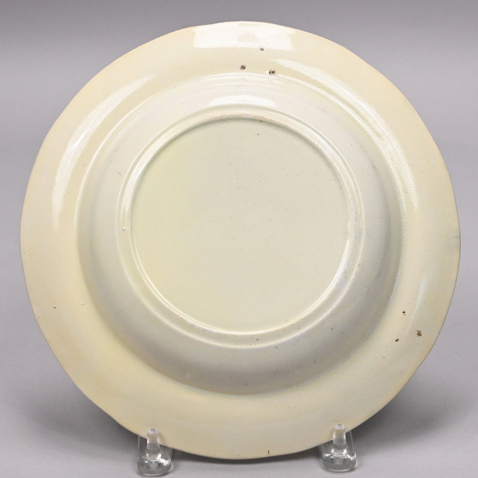 Four English Creamware Transfer-Printed Plates - 8