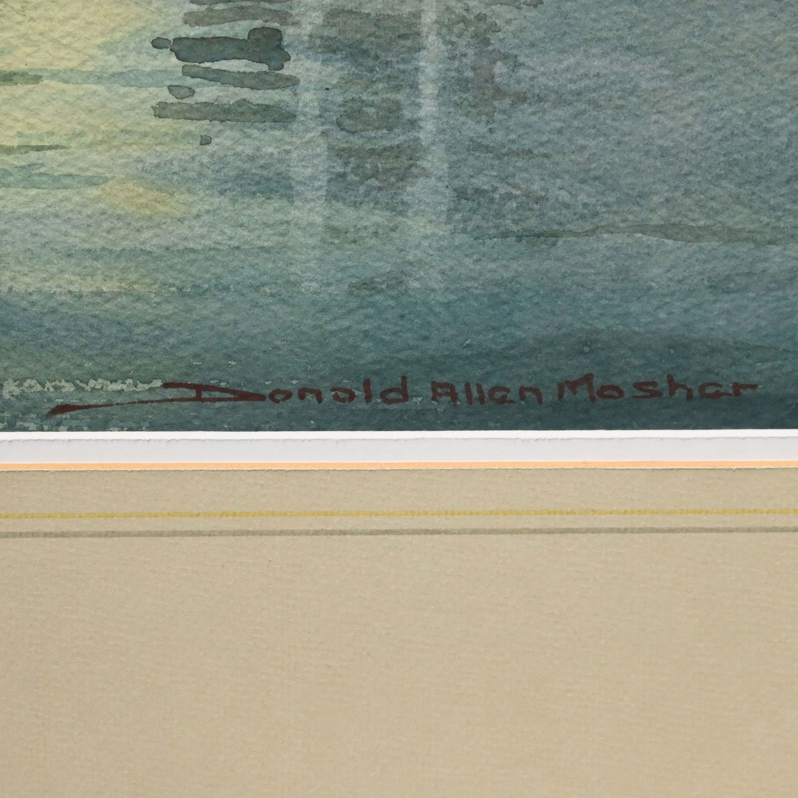 Donald Allen Mosher - "Mist Over Gloucester" - 3