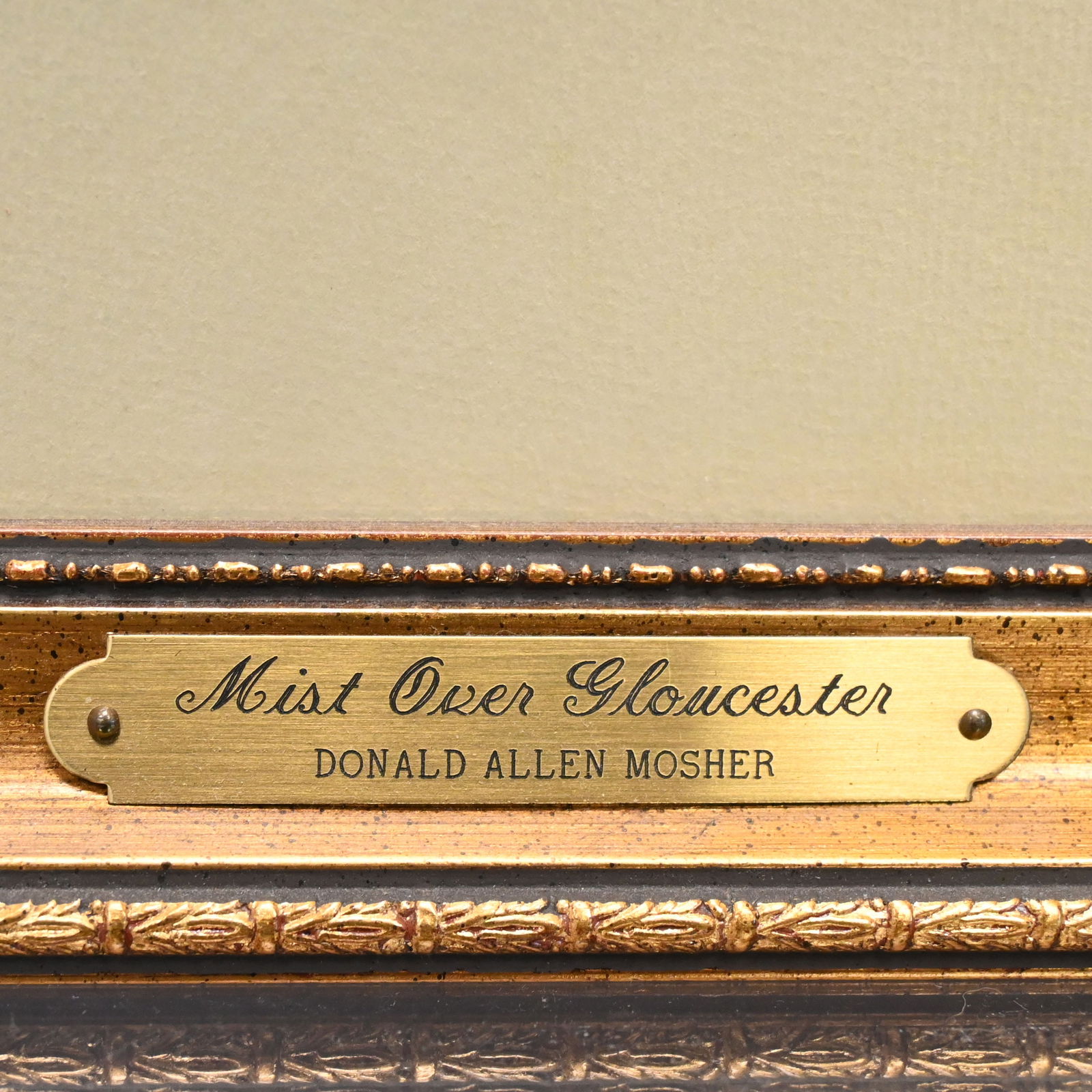 Donald Allen Mosher - "Mist Over Gloucester" - 4