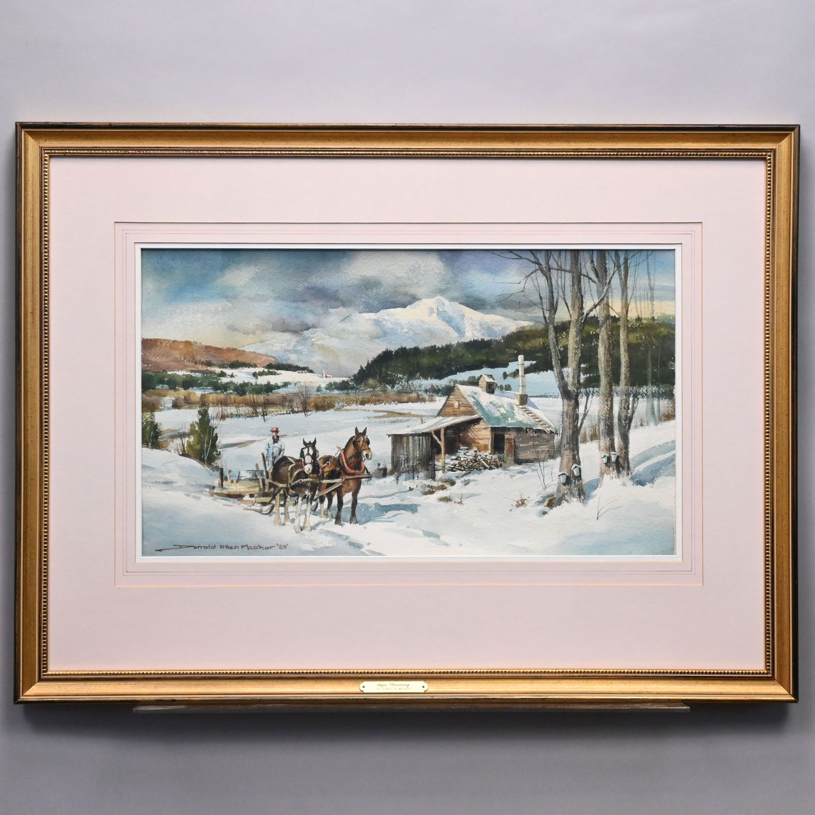 Donald Allen Mosher - Sap's Running (1 of 5)