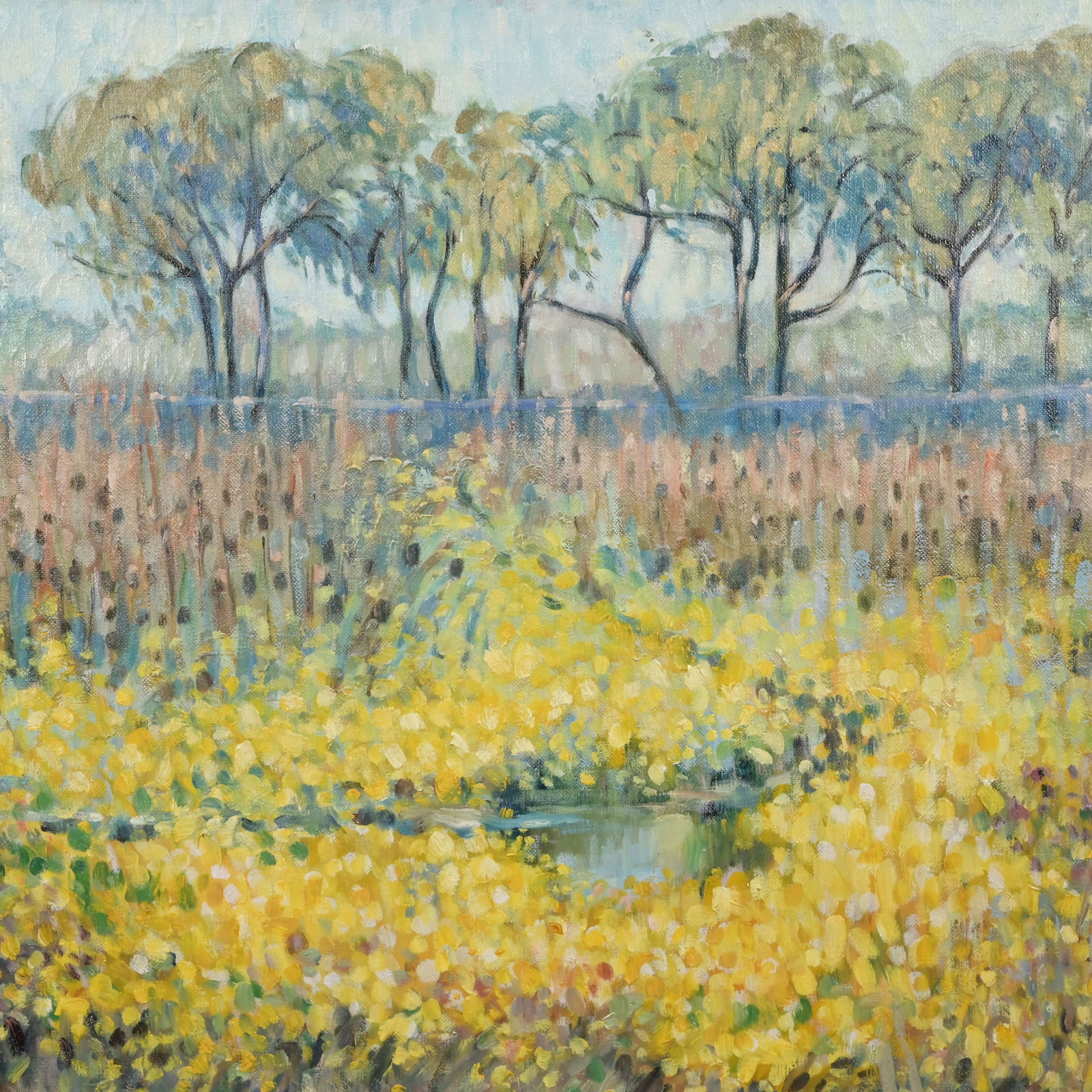Evelin Bodfish Bourne - Marsh Landscape in Spring - 5