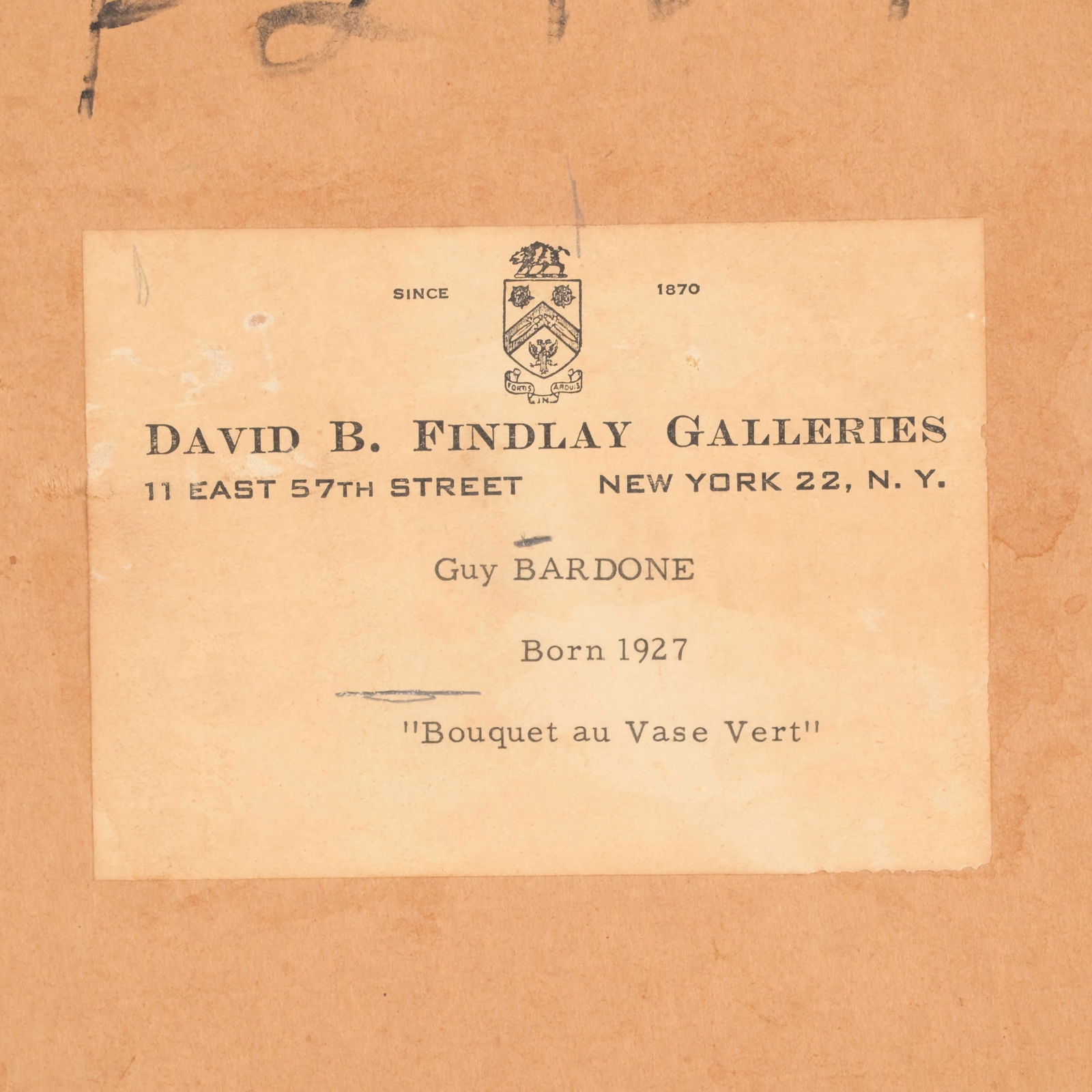 Guy Bardone - Bouquet au Vase Vert - 4